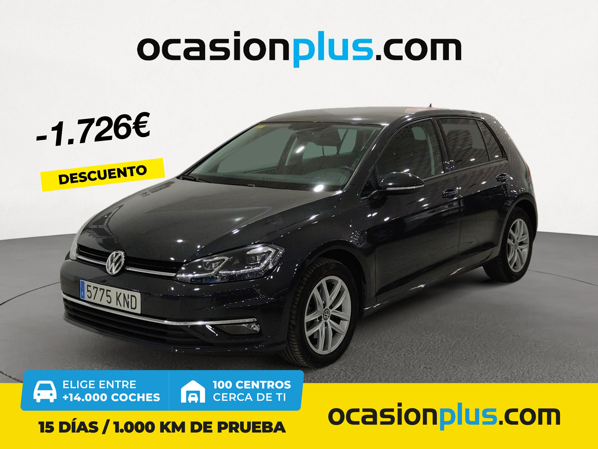 VOLKSWAGEN Golf (Advance 1.4 TSI 92 kW (125 CV)) en Madrid