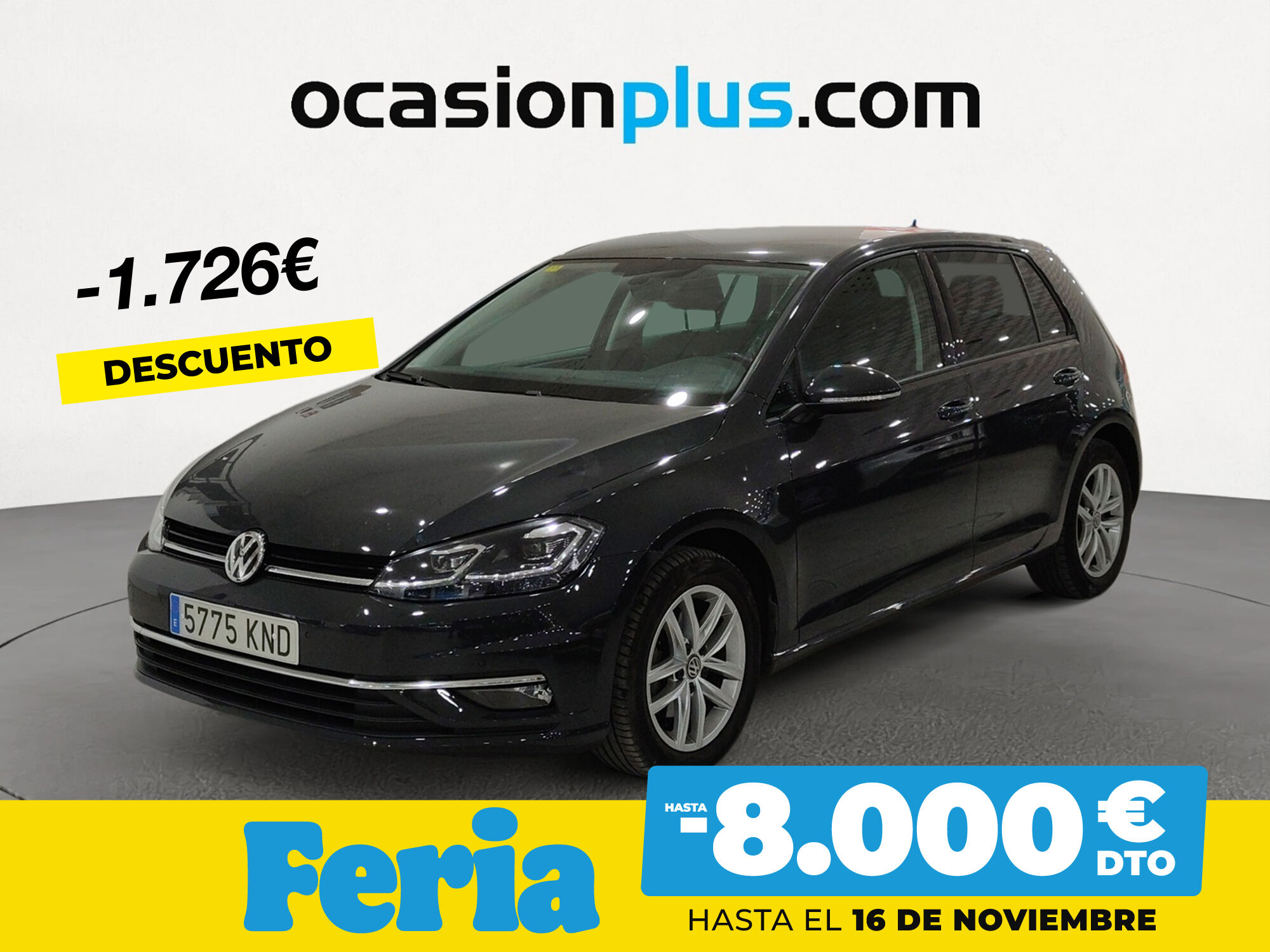 VOLKSWAGEN Golf (Advance 1.4 TSI 92 kW (125 CV)) en Madrid
