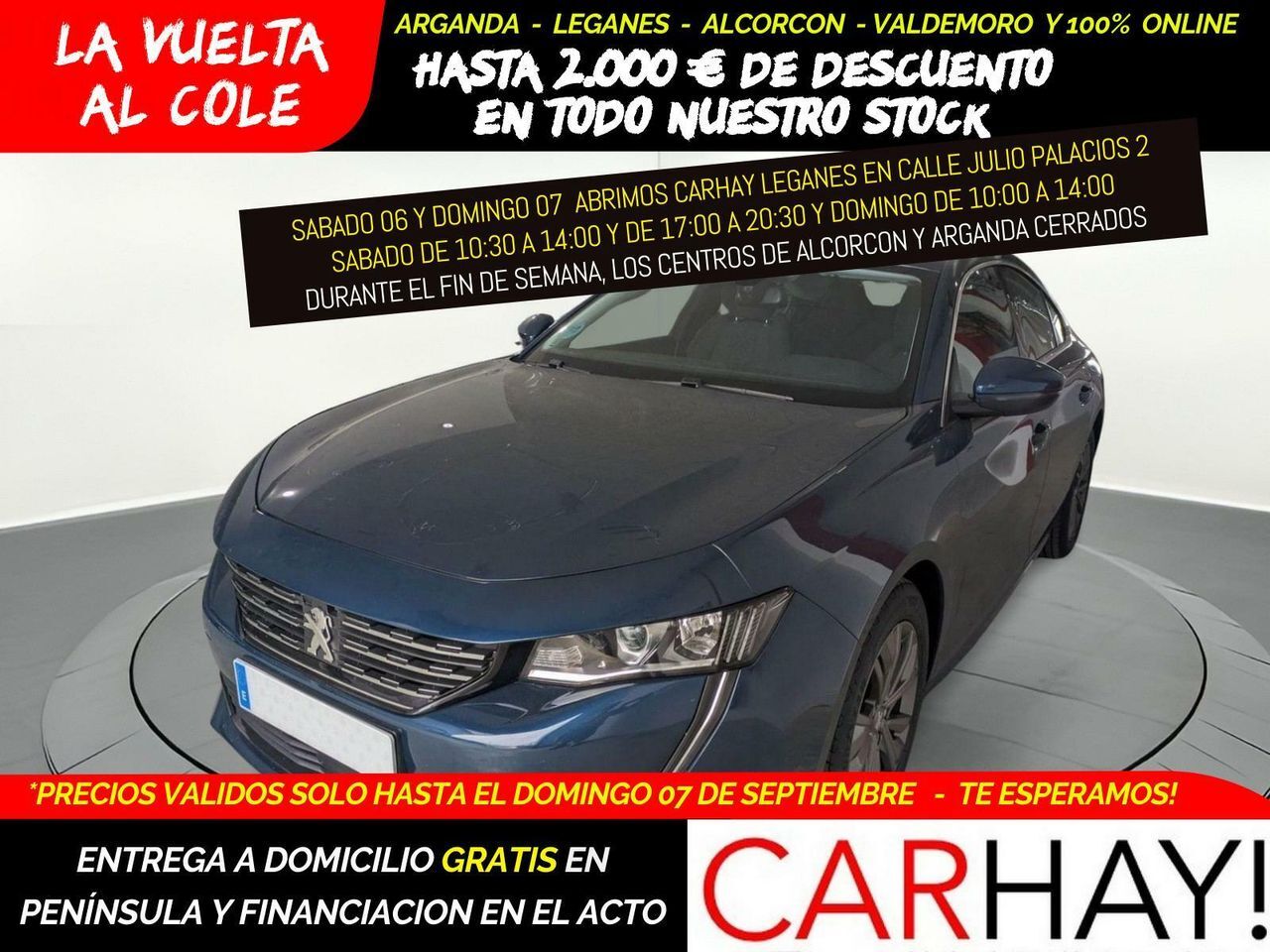 PEUGEOT 508 (ACTIVE BLUE HDI 96 KW 130 S&S 6 VEL MAN) en Madrid