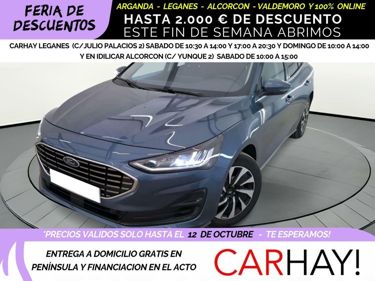 FORD Focus (BREAK 1.0 FLEXI MHEV 125 TITANI X BUSIN) en Madrid