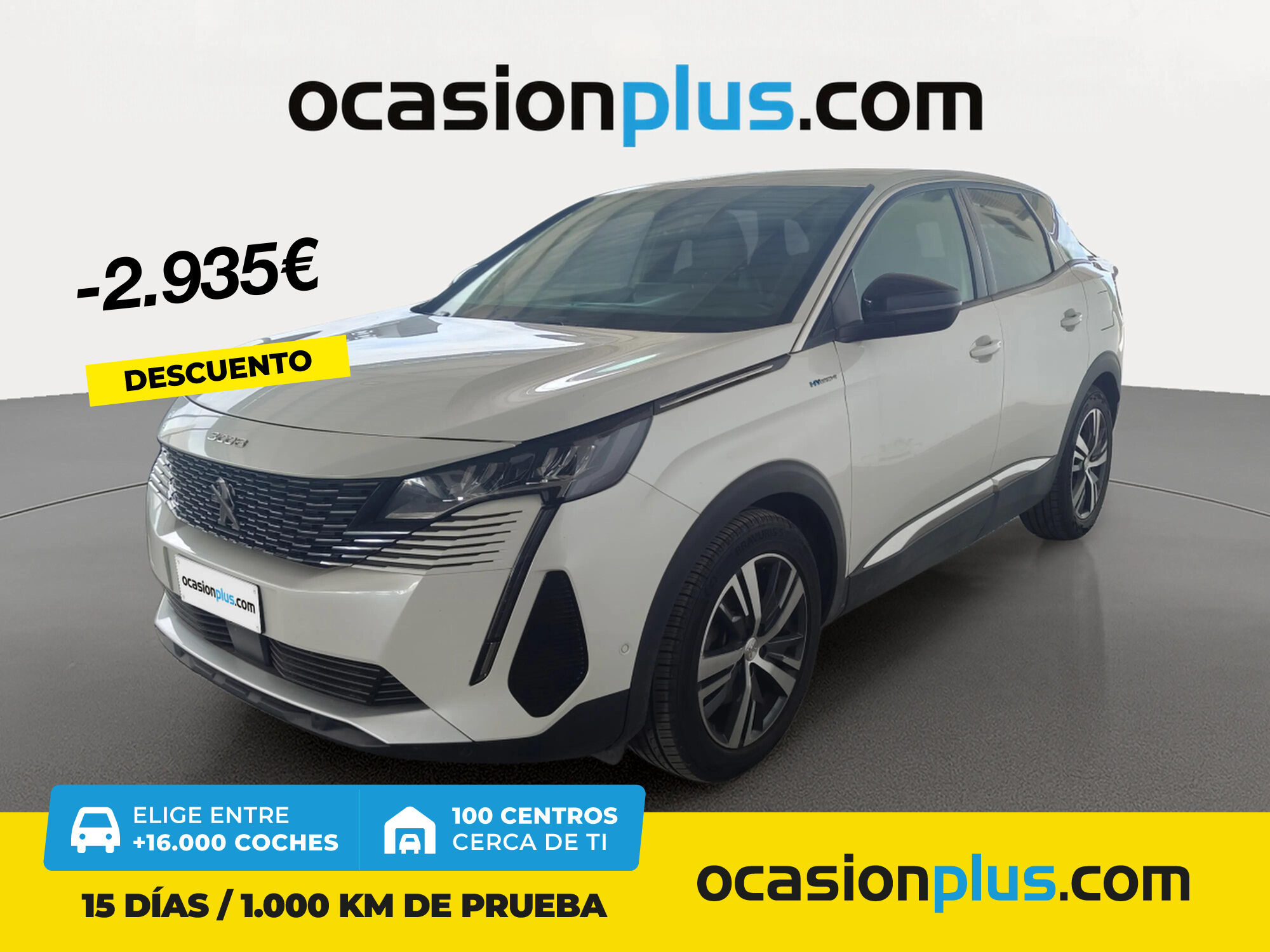 PEUGEOT 3008 (Hybrid 300 Allure Pack e-EAT8 221 kW (300 CV)) en Madrid