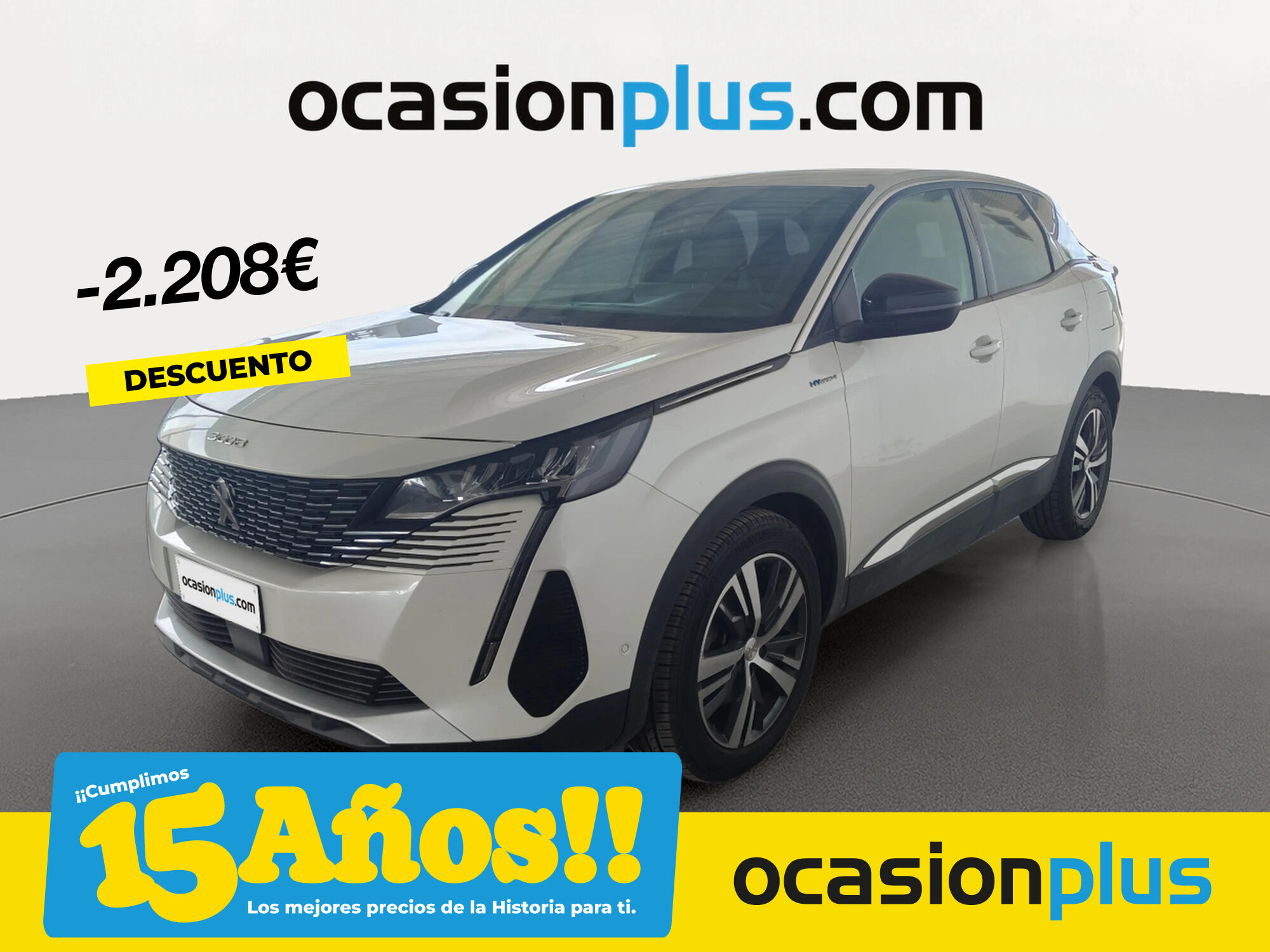 PEUGEOT 3008 (Hybrid 300 Allure Pack e-EAT8 221 kW (300 CV)) en Madrid
