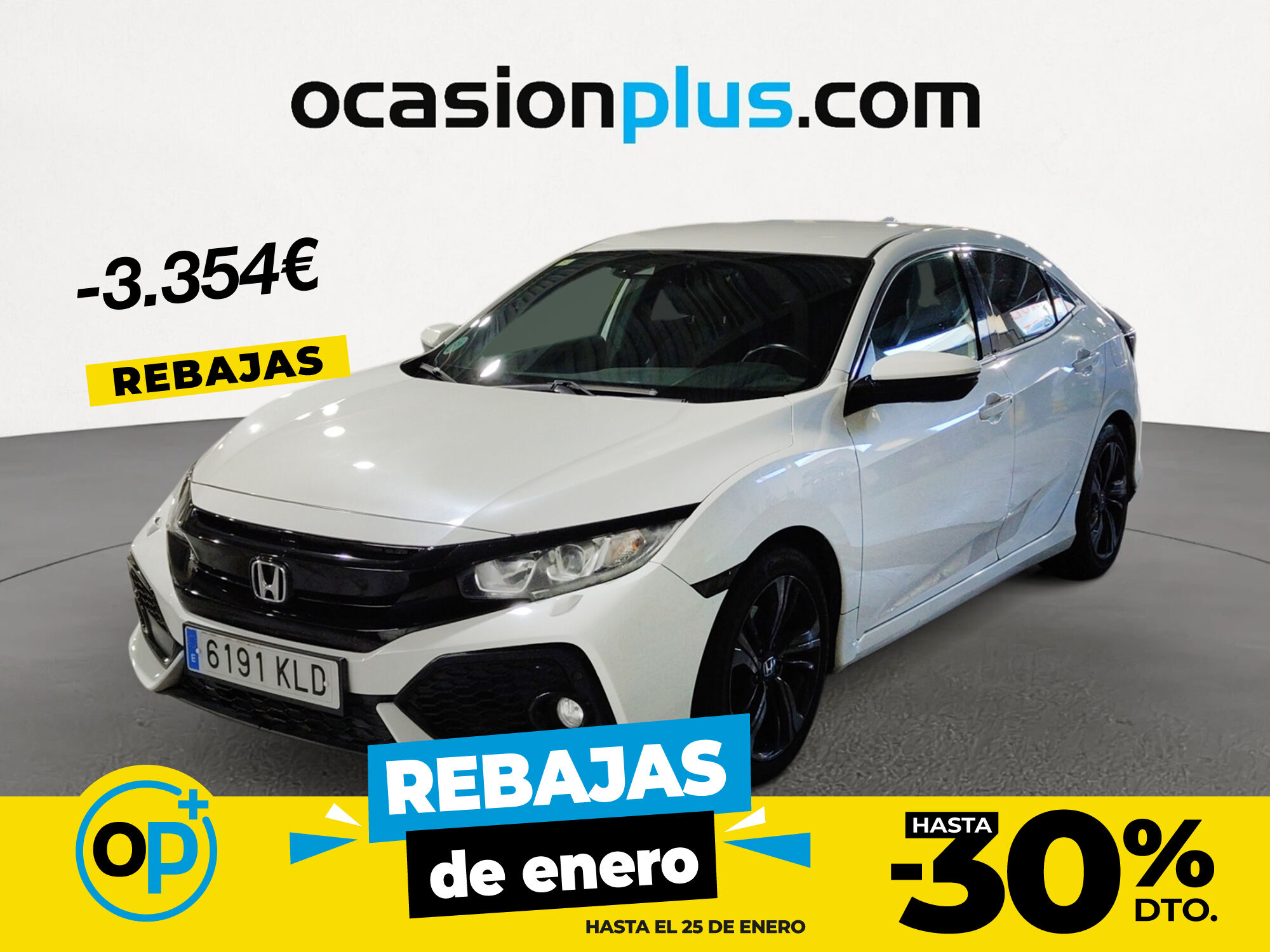 HONDA Civic (1.6 i-DTEC Elegance Navi 88 kW (120 CV)) en Madrid