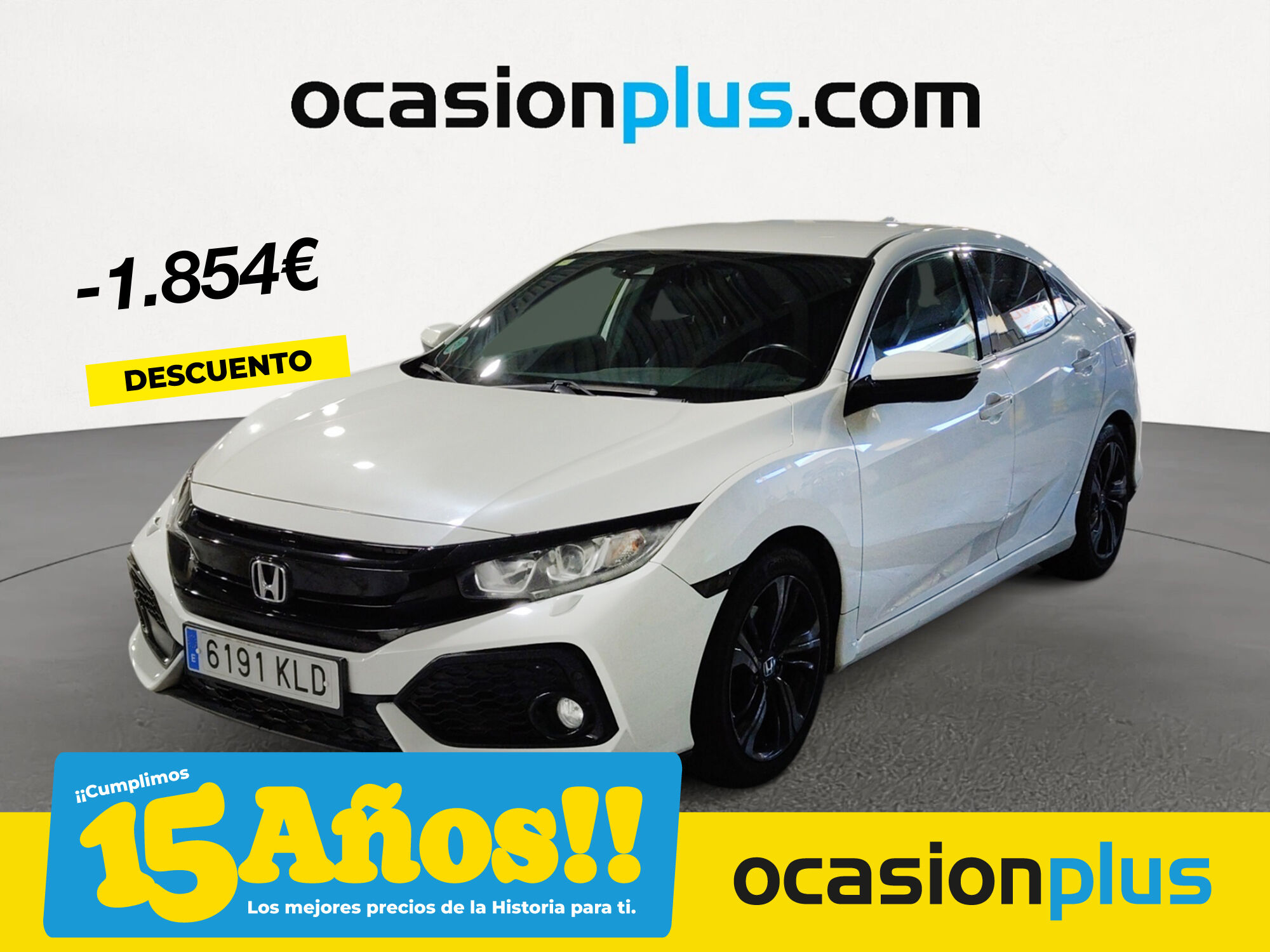 HONDA Civic (1.6 i-DTEC Elegance Navi 88 kW (120 CV)) en Madrid