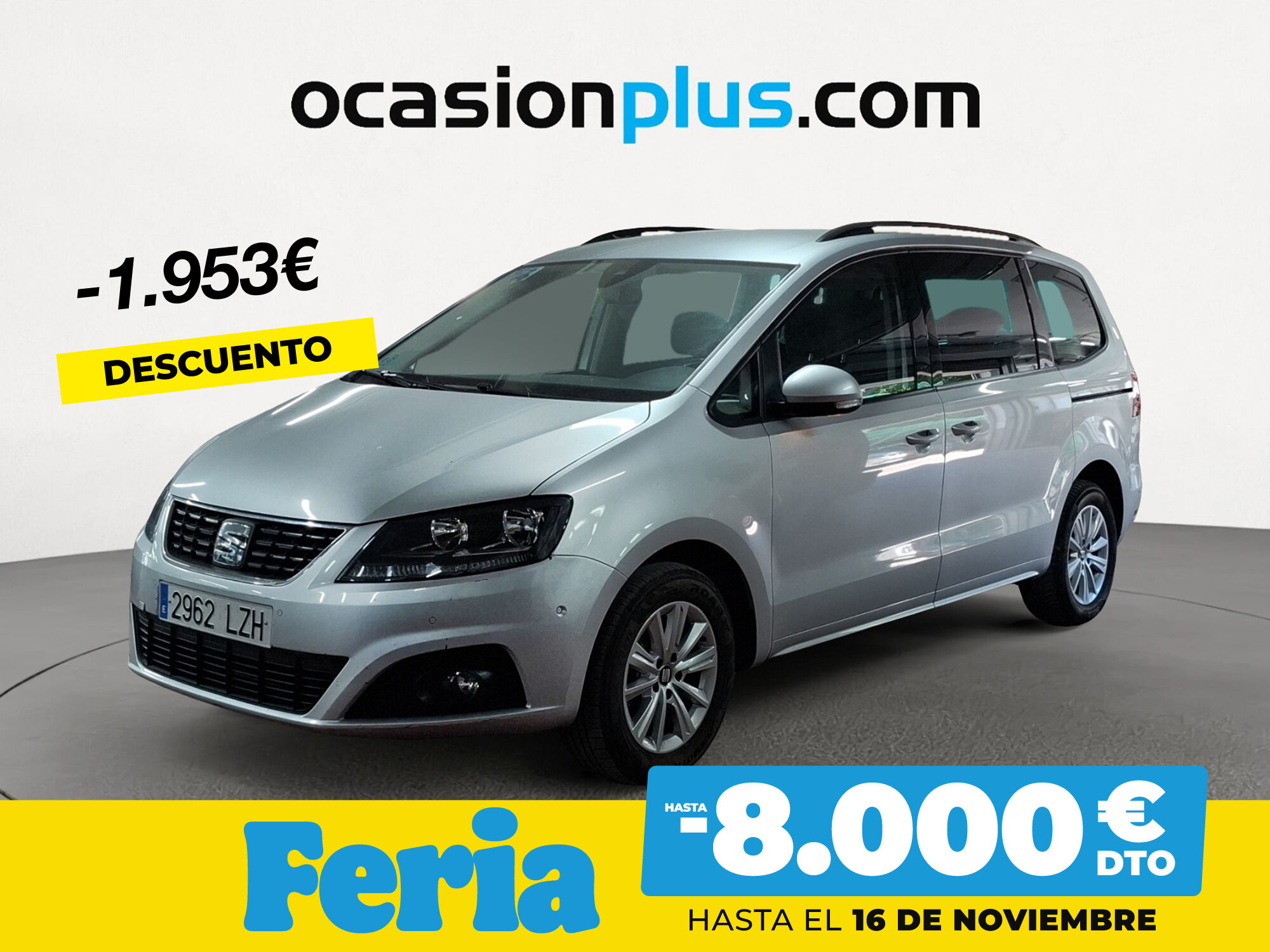 SEAT Alhambra (1.4 TSI Style Go S&S DSG 110 kW (150 CV)) en Madrid