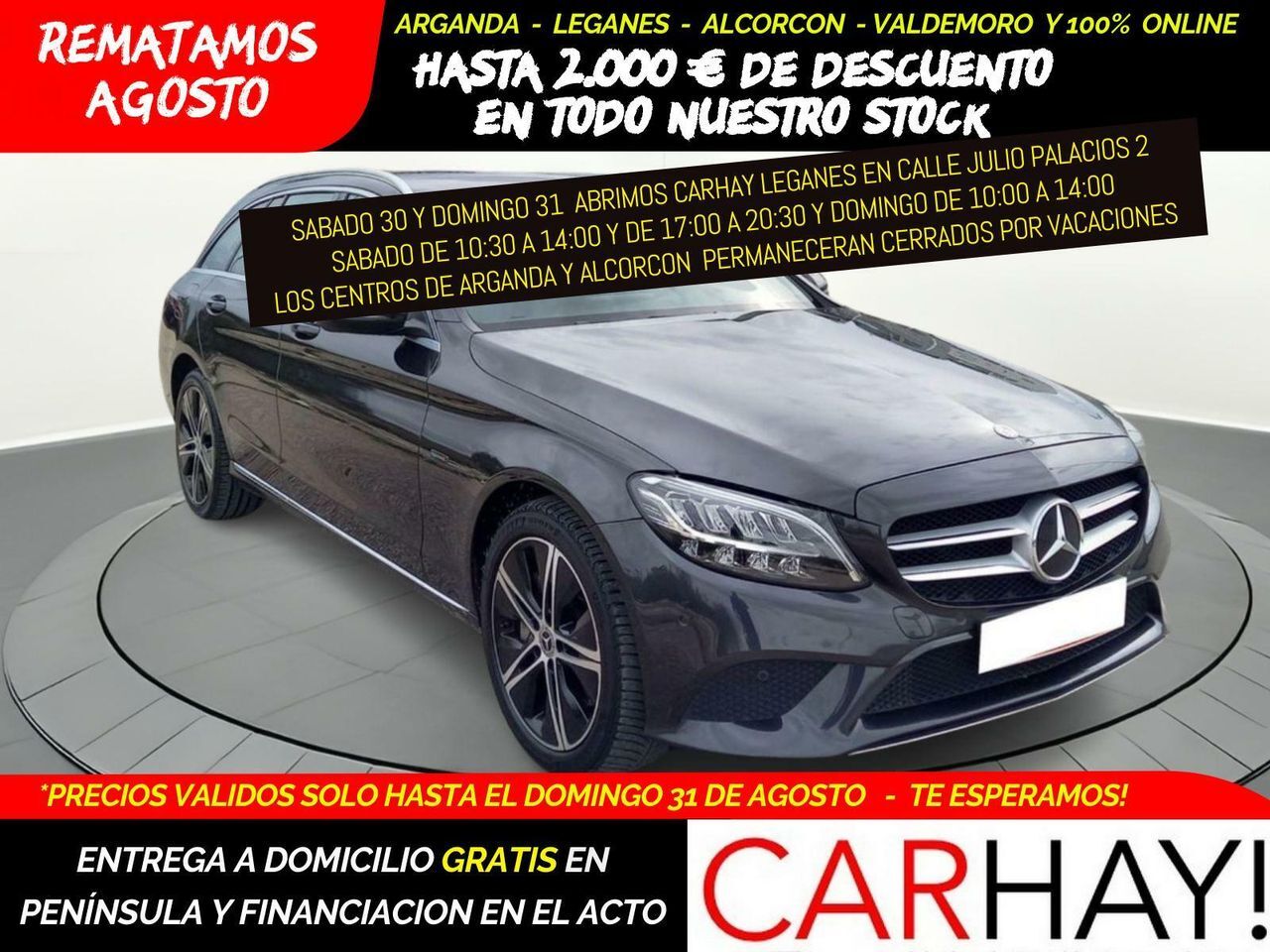 MERCEDES Clase C (BREAK 2.0 C 300 DE BUSINESS SOLUTION AUT) en Madrid