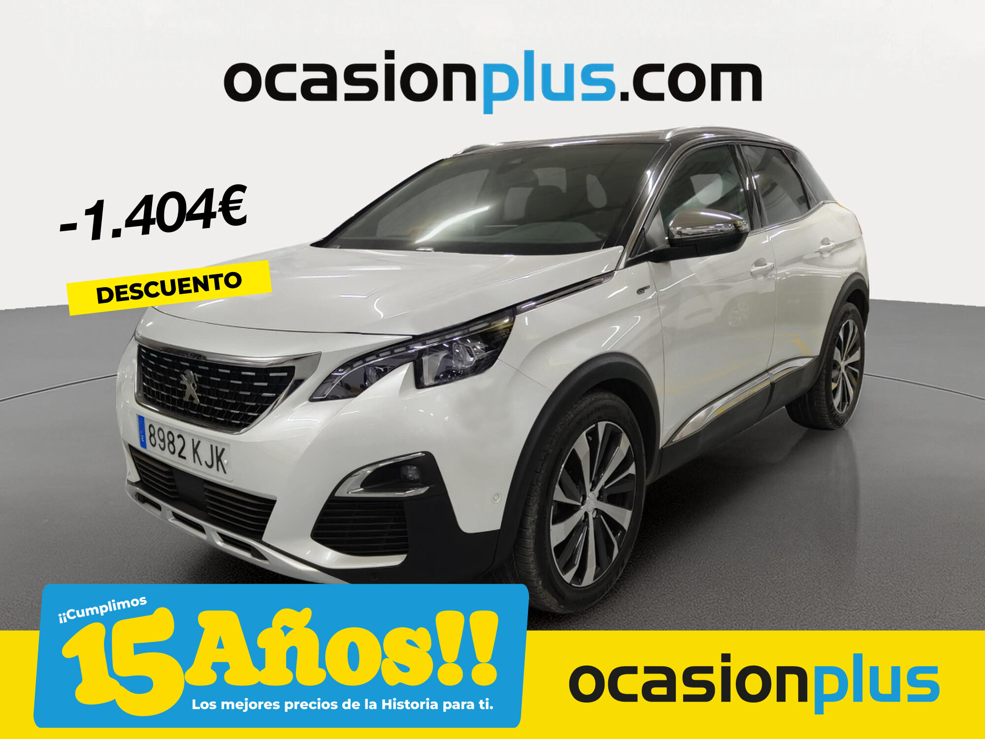 PEUGEOT 3008 (BlueHDI 180 S&S GT Line EAT8 132 kW (180 CV)) en Madrid