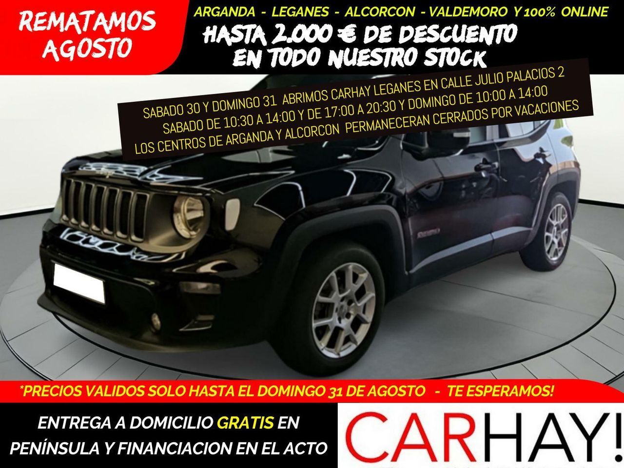 JEEP Renegade (1.5 130CV HYBRID) en Madrid