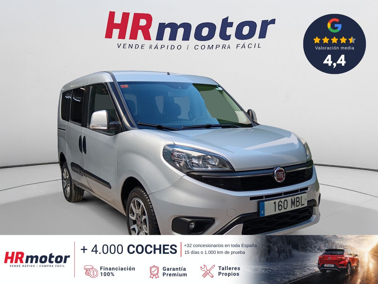 Foto del FIAT Dobló Van 1.5BlueHDI L1 H1 650kg 100