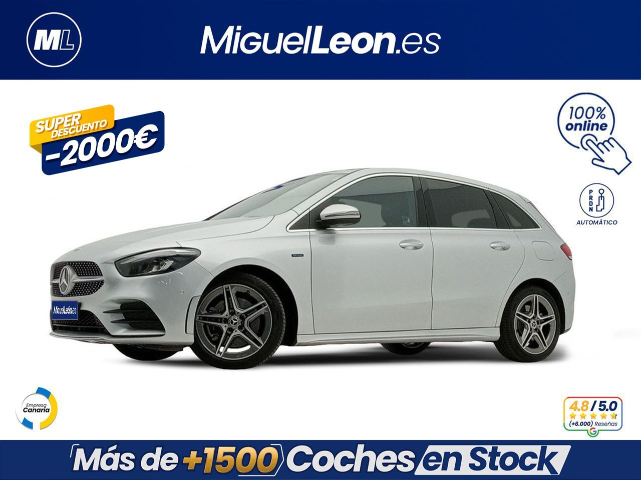 MERCEDES Clase B (B 250 e) en Palmas, Las