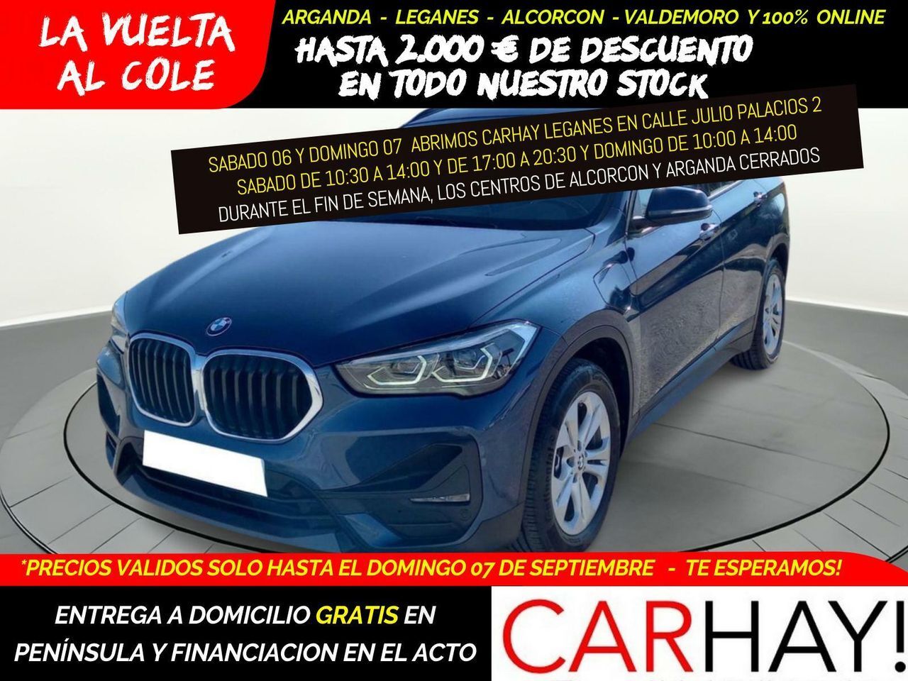 BMW X1 (1.5 XDRIVE25E Mirror Driving Assistant) en Madrid