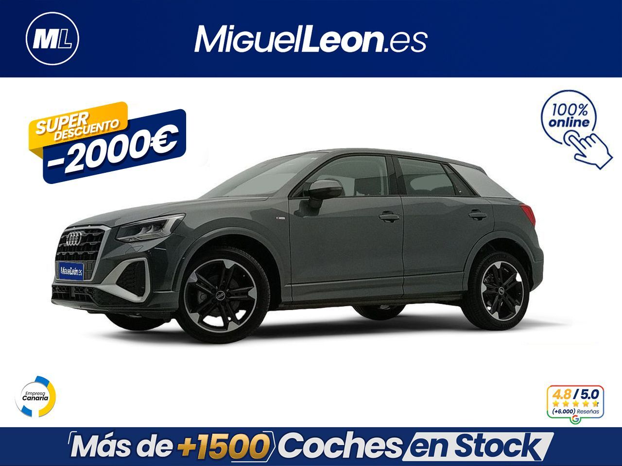 AUDI Q2 (S line 35 TFSI 110kW (150CV)) en Palmas, Las