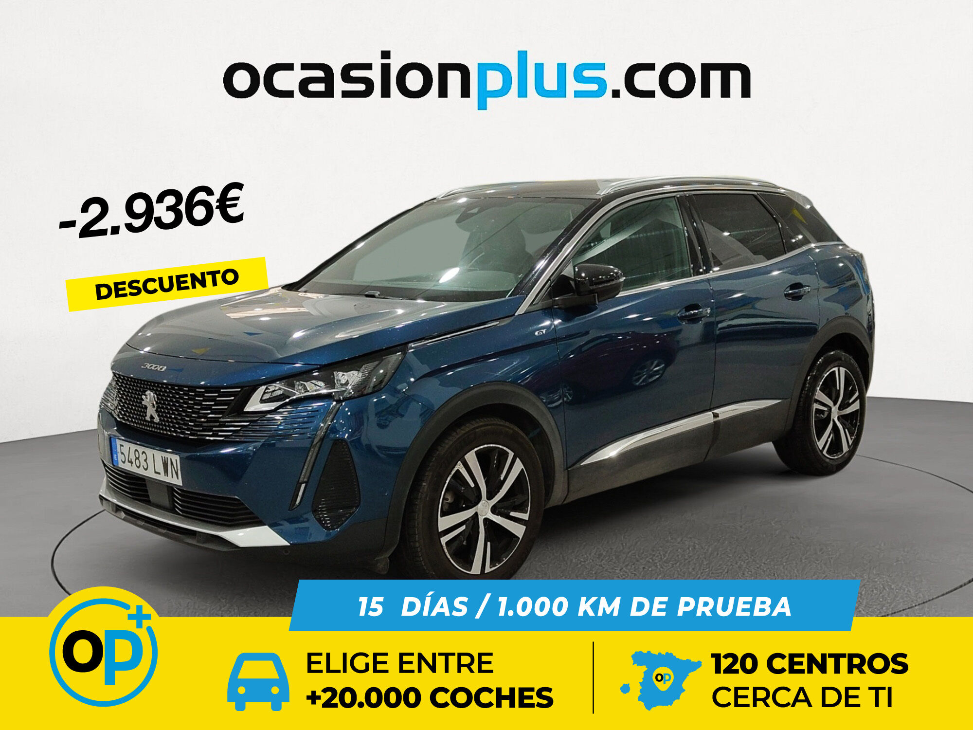 PEUGEOT 3008 (PureTech 130 S&S GT EAT8 96 kW (130 CV)) en Madrid