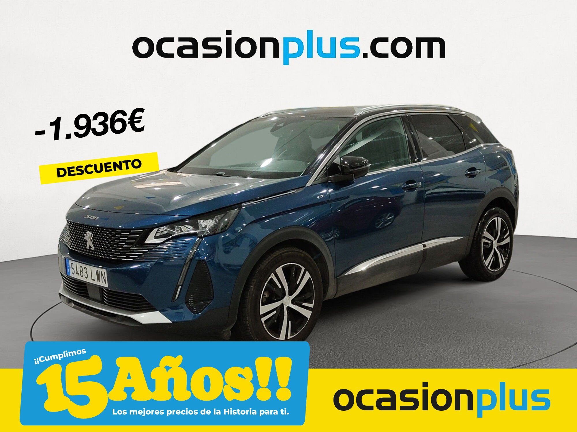 PEUGEOT 3008 (PureTech 130 S&S GT EAT8 96 kW (130 CV)) en Madrid