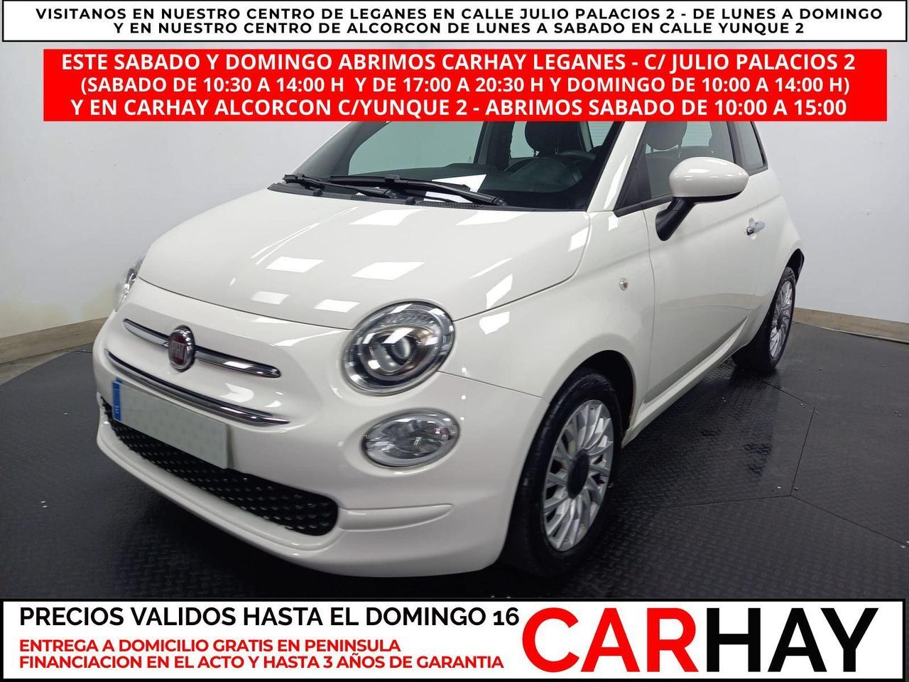FIAT 500 (LOUNGE 1.0 6V HYBRID 52KW (70 CV)) en Madrid