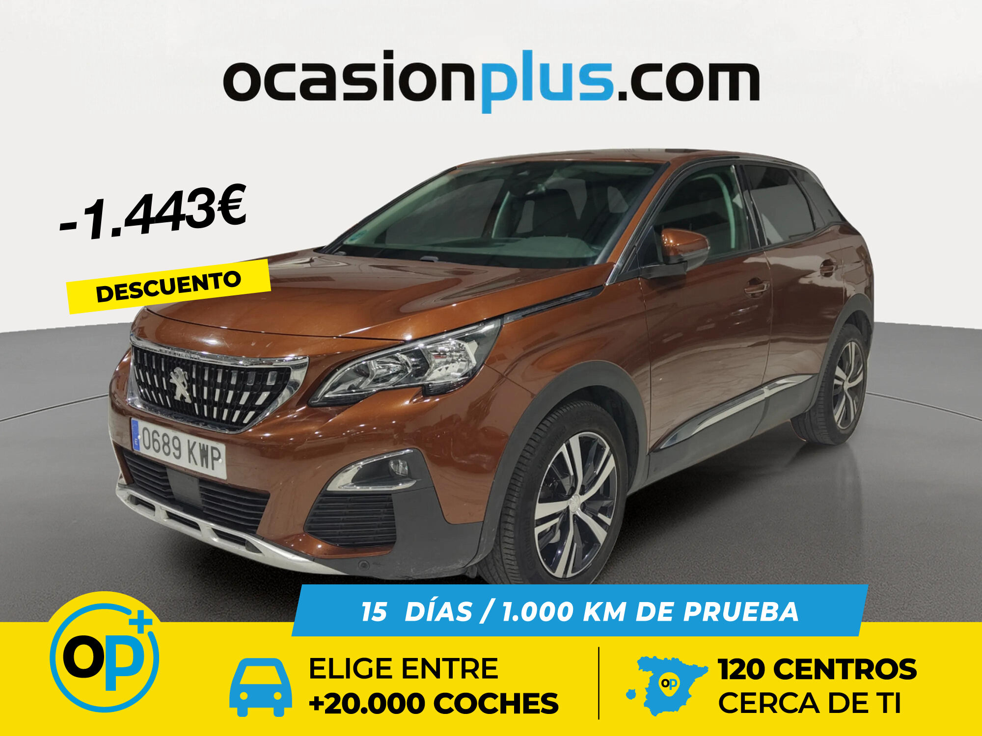 PEUGEOT 3008 (BlueHDI 130 S&S Allure EAT8 96 kW (130 CV)) en Madrid