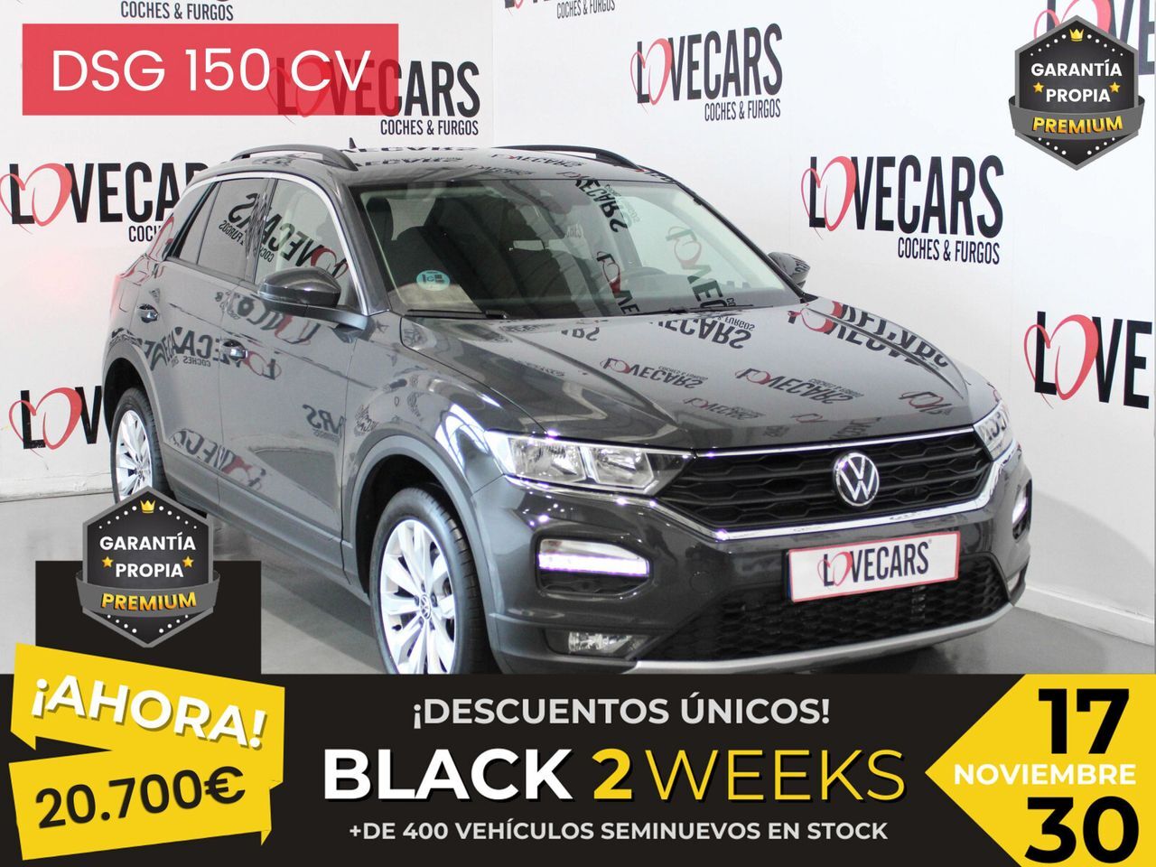 VOLKSWAGEN T-Roc (Advance 2.0 TDI 110kW (150CV) DSG) en Pontevedra