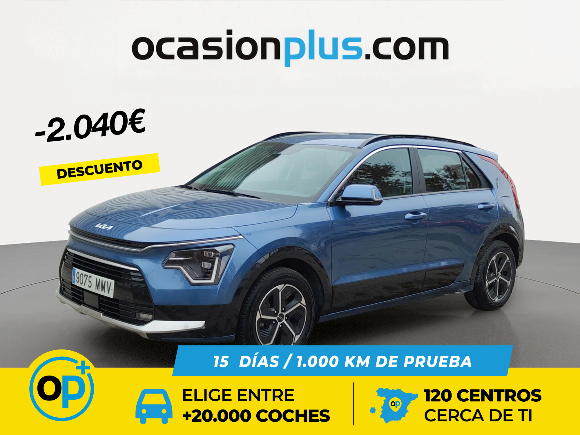 KIA Niro (1.6 GDi HEV Híbrido Drive 104 kW (141 CV)) en Madrid