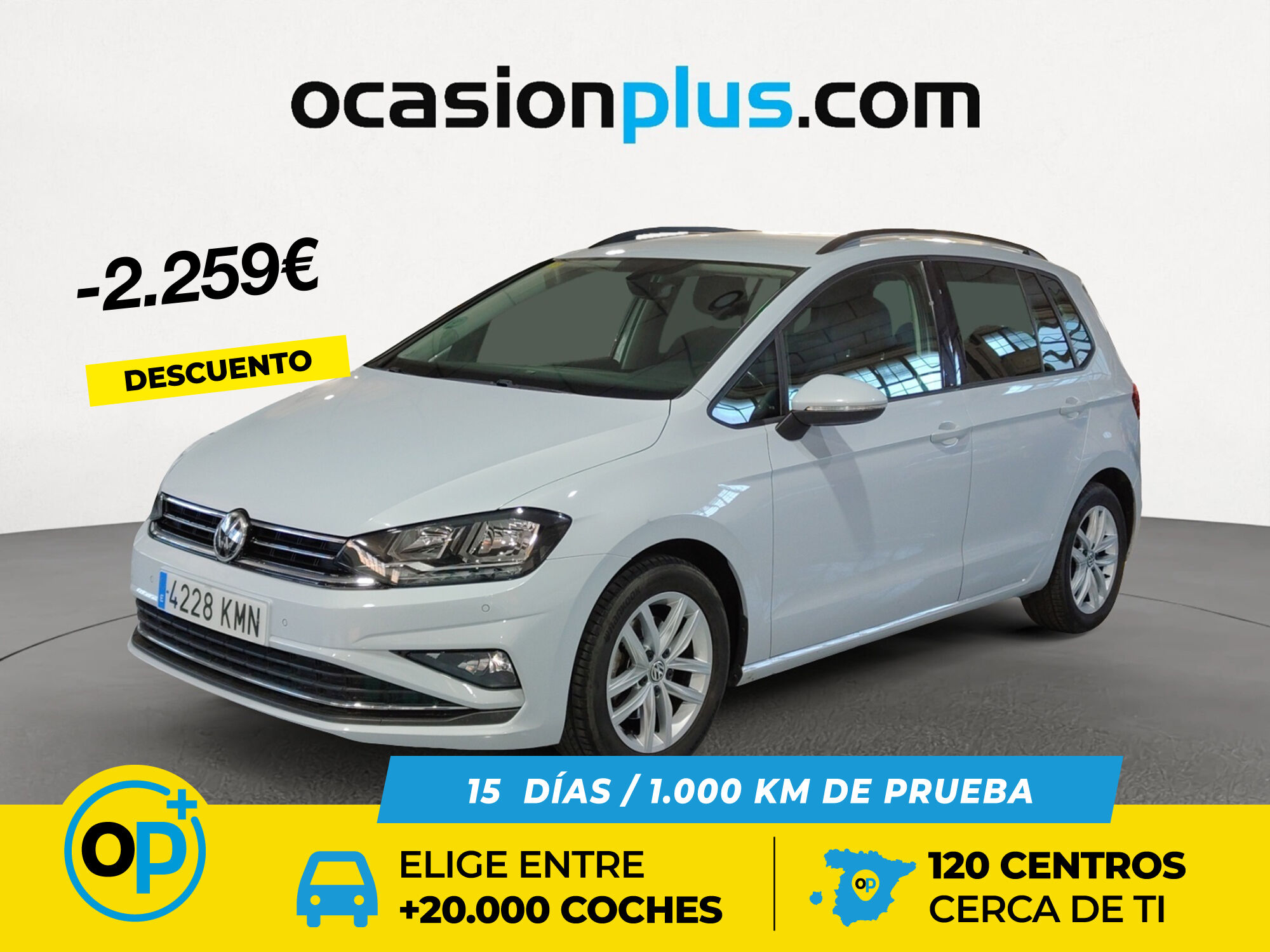 VOLKSWAGEN Sportsvan (1.5 TSI EVO Advance DSG 96 kW (130 CV)) en Madrid