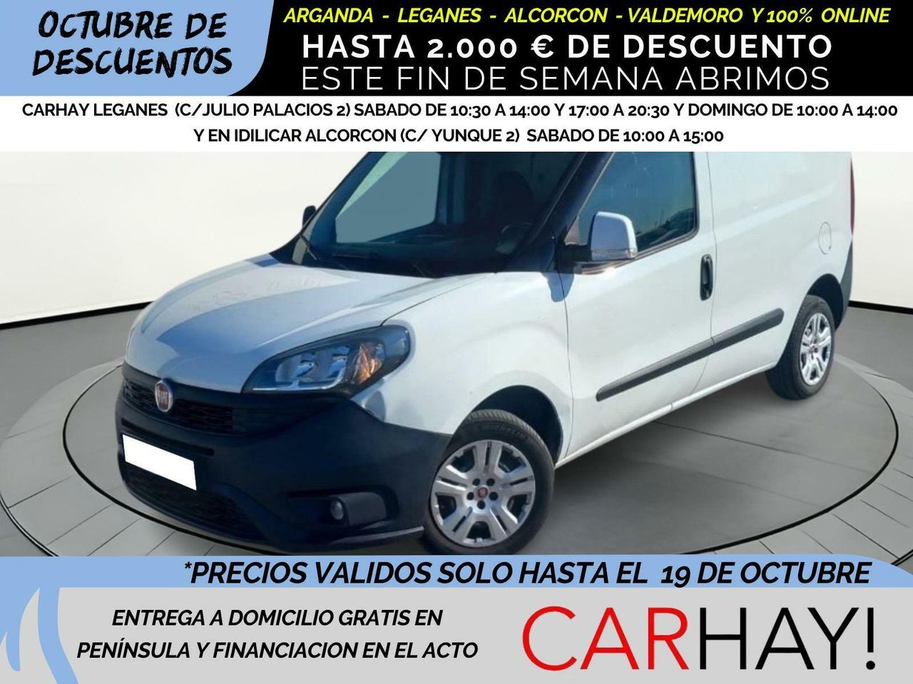 FIAT Dobló (CARGO SX 1.3 MULTIJET 70KW (95CV)) en Madrid