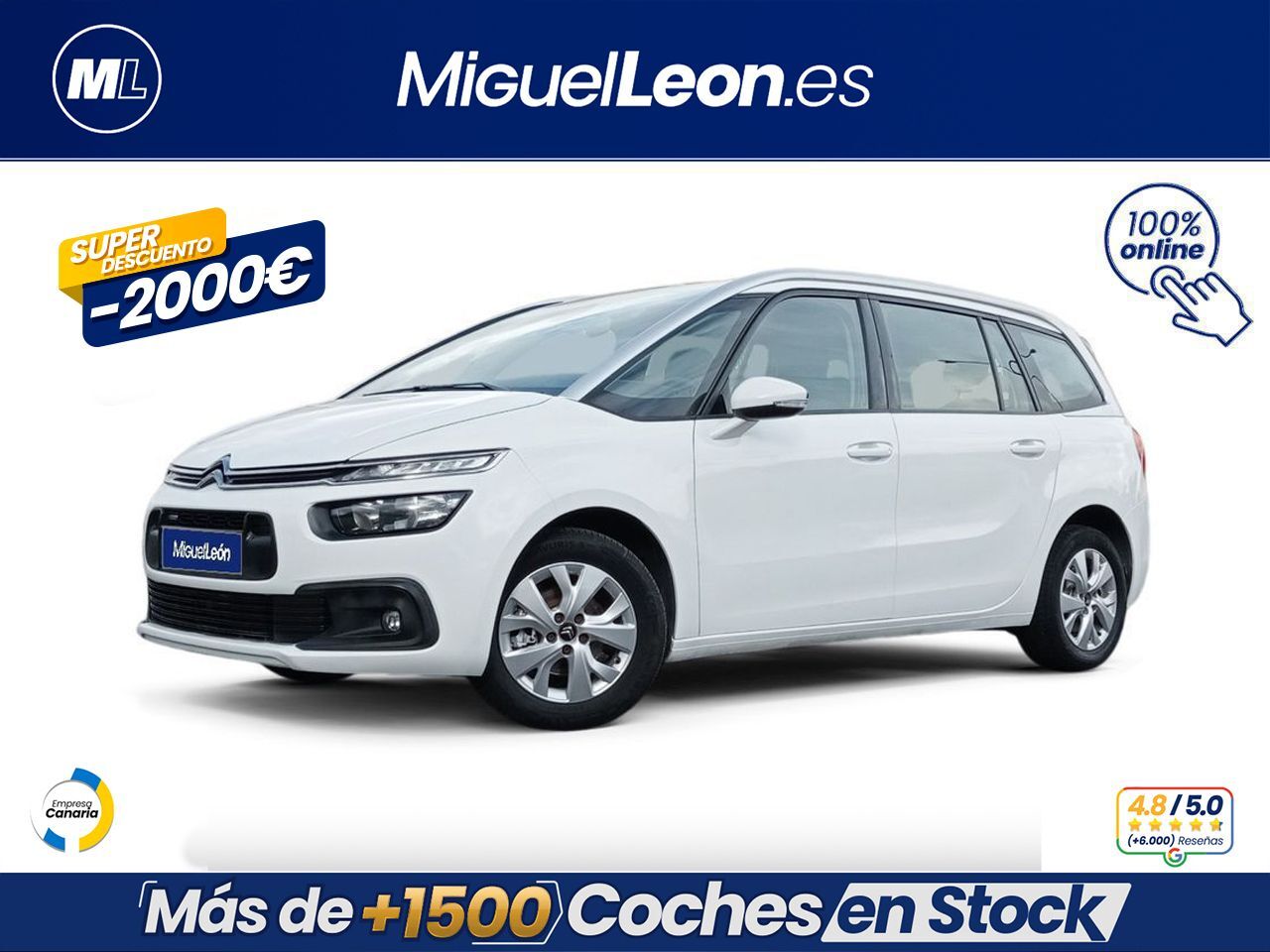 CITROEN C4 (PureTech 96KW (130CV) S&S 6v Live) en Palmas, Las