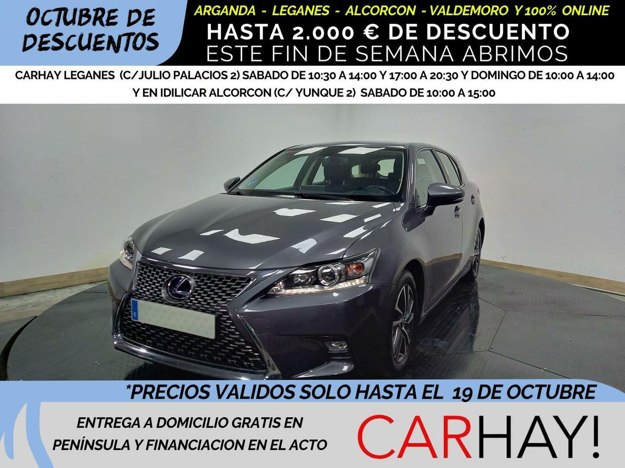 LEXUS CT (200H BUSINESS) en Madrid