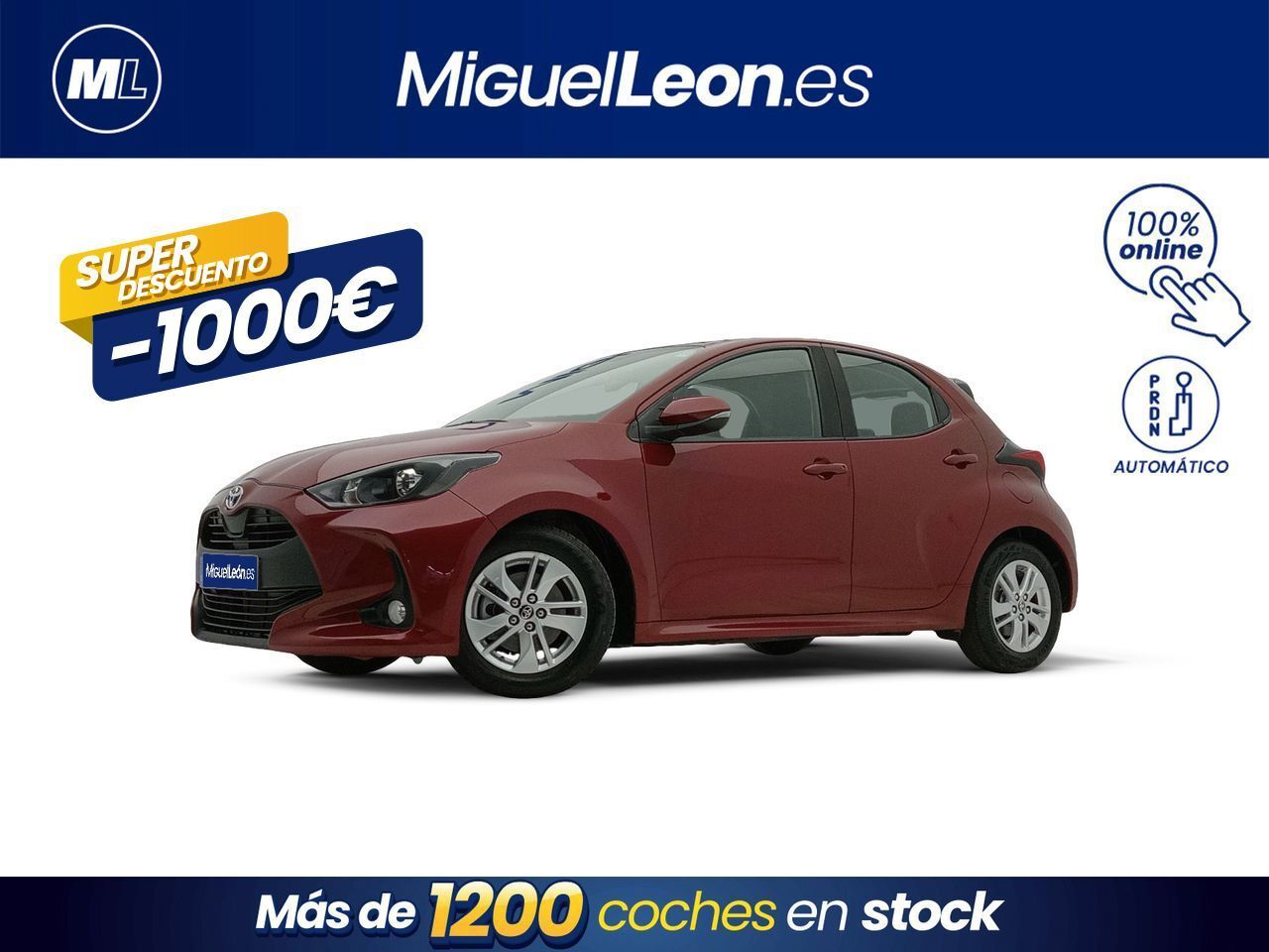 TOYOTA Yaris (1.5 120H Active Tech) en Palmas, Las