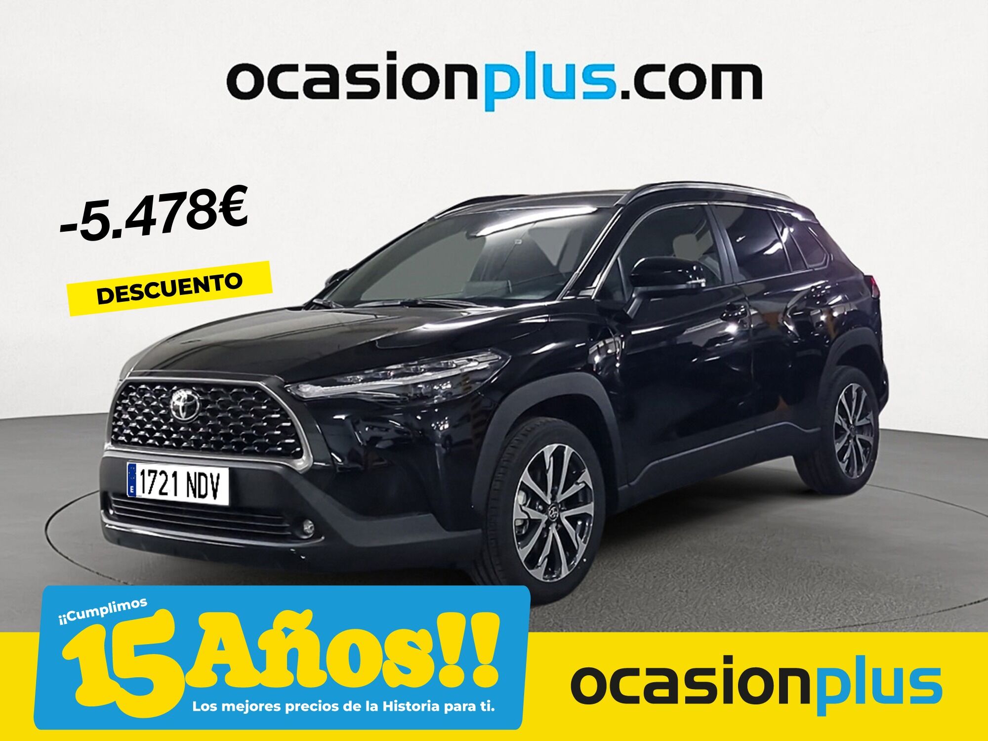 TOYOTA Corolla Cross (1.8 Híbrido Style Auto 103 kW (140 CV)) en Madrid