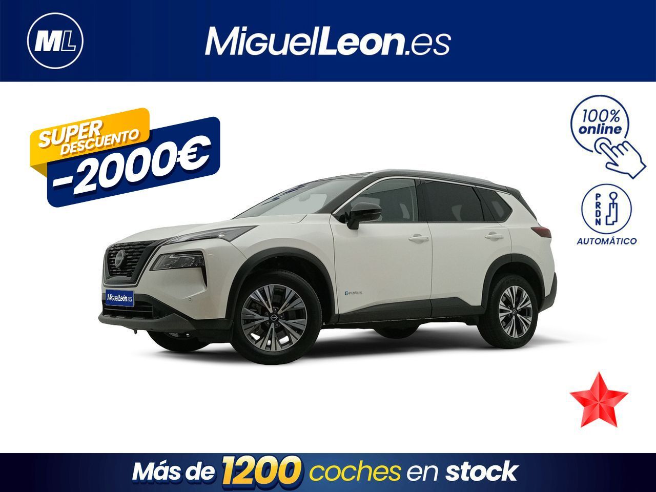 NISSAN X-Trail (5pl 1.5T VC 120kW MHEV 4x2 N-Connecta) en Palmas, Las