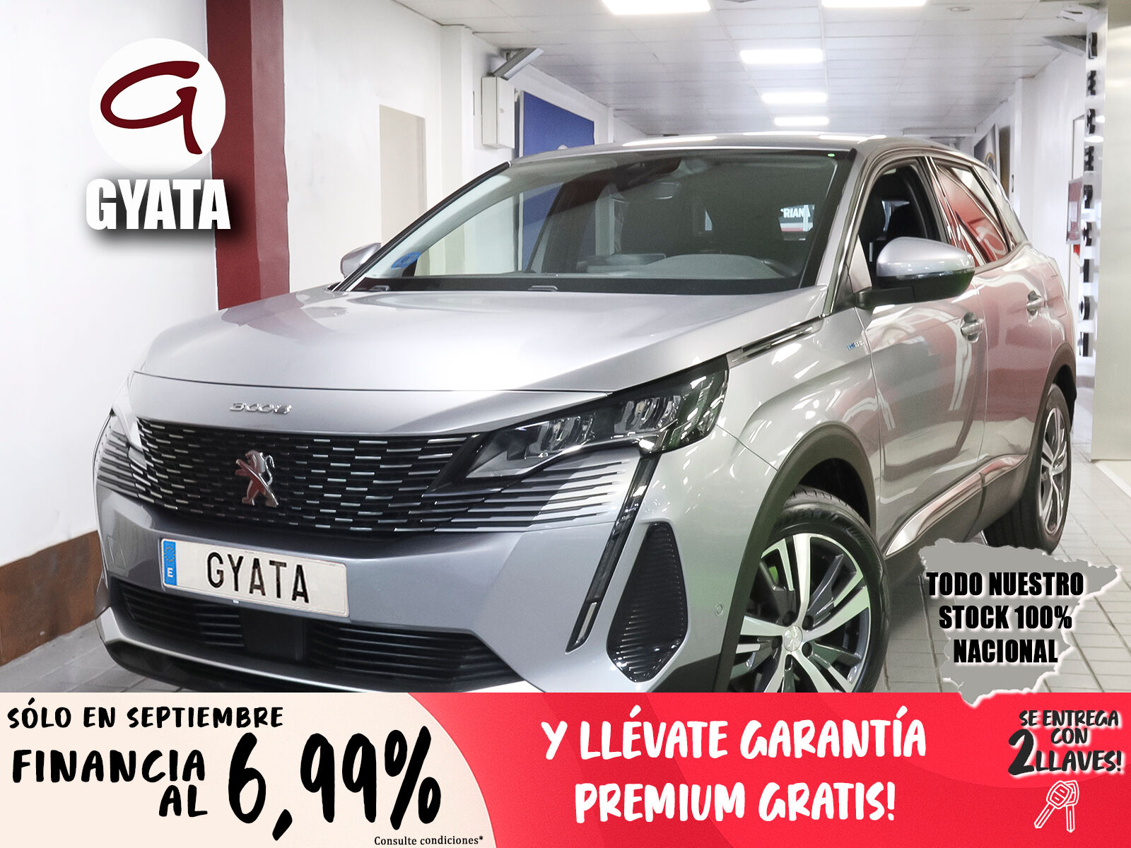 PEUGEOT 3008 (Hybrid 225 Allure Pack e-EAT8 165 kW (225 CV)) en Madrid