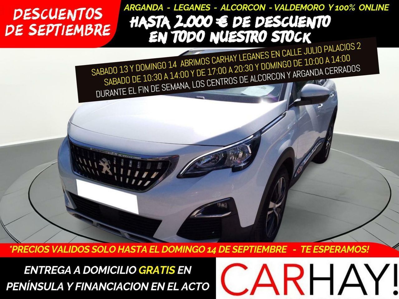 PEUGEOT 3008 (ALLURE 1.5 HDI 130CV MT6 E6DT) en Madrid
