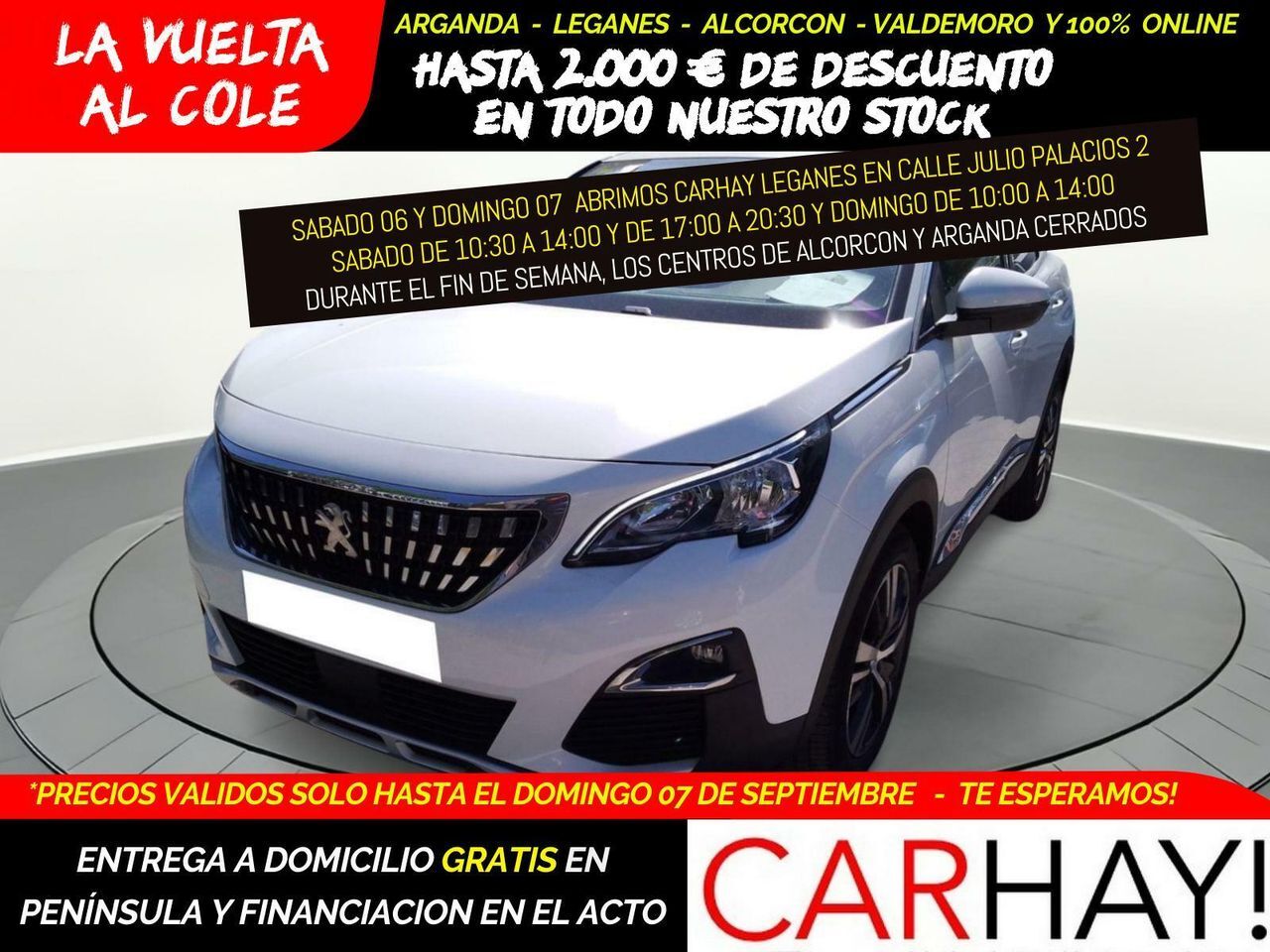 PEUGEOT 3008 (ALLURE 1.5 HDI 130CV MT6 E6DT) en Madrid