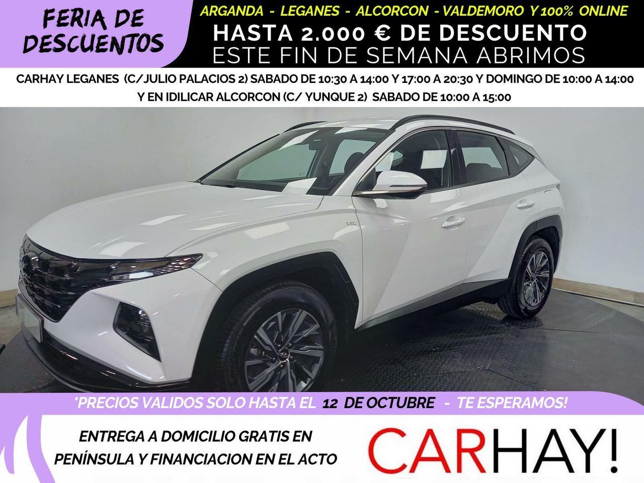 HYUNDAI Tucson (1.6 CRDI 100kW (136CV) 48V Maxx DCT 4x4) en Madrid