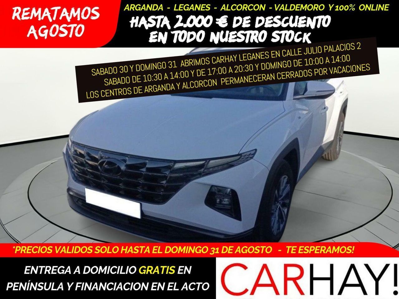 HYUNDAI Tucson (1.6 CRDI 100kW (136CV) 48V Maxx DCT 4x4) en Madrid
