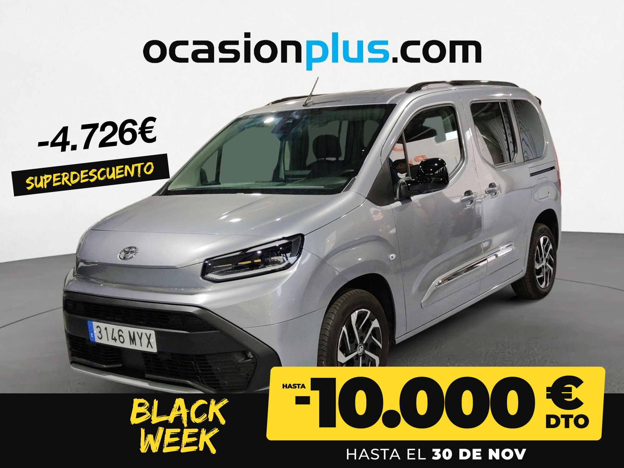 TOYOTA Proace City Verso (1.5D Family Active L1 8AT 96 kW (131 CV)) en Madr