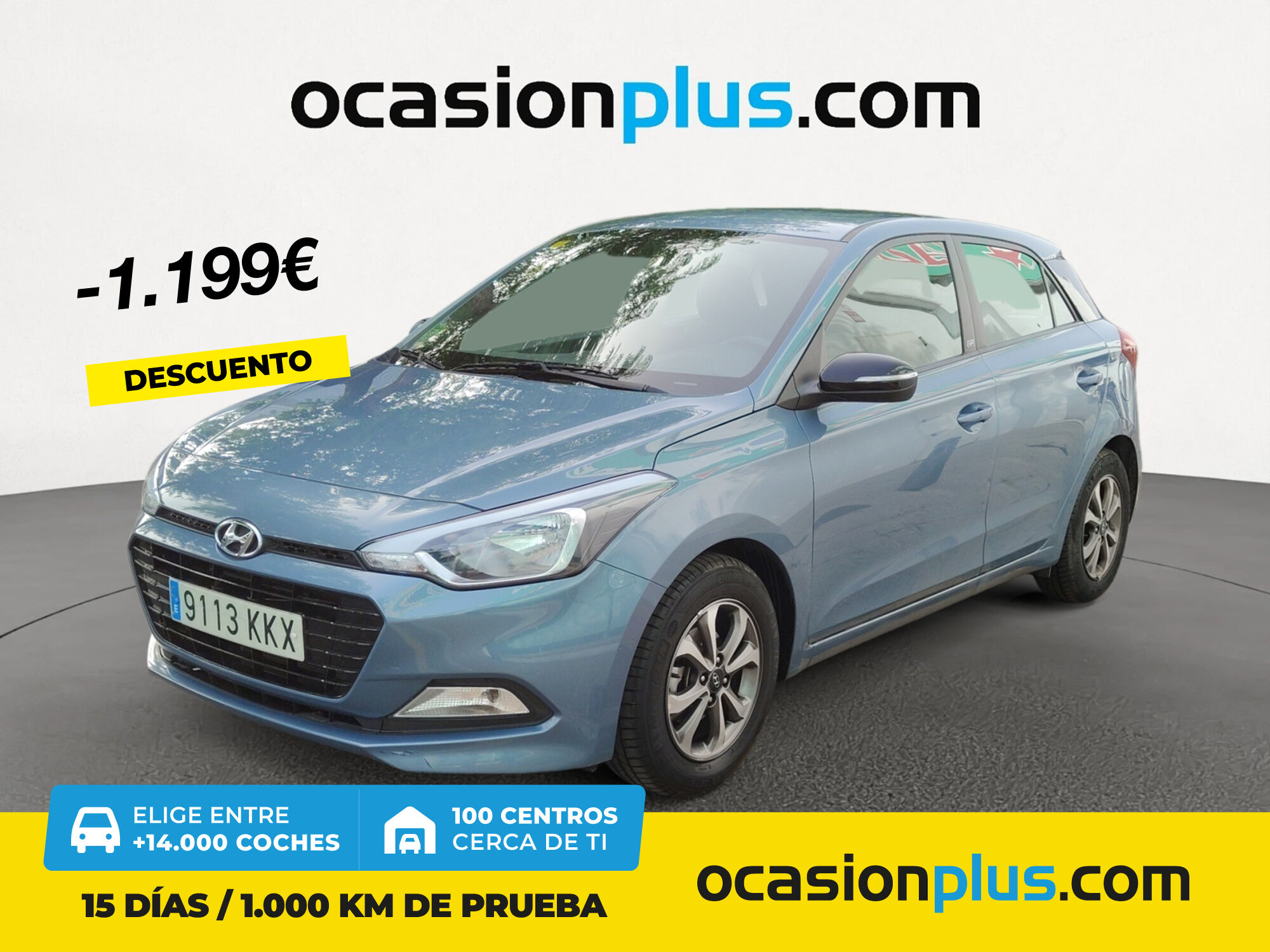 HYUNDAI i20 (1.2 MPI Go! 62 kW (84 CV)) en Madrid