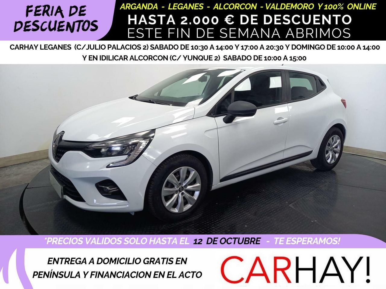 RENAULT Clio (BUSINESS BLUE DCI 63 KW (85CV)) en Madrid