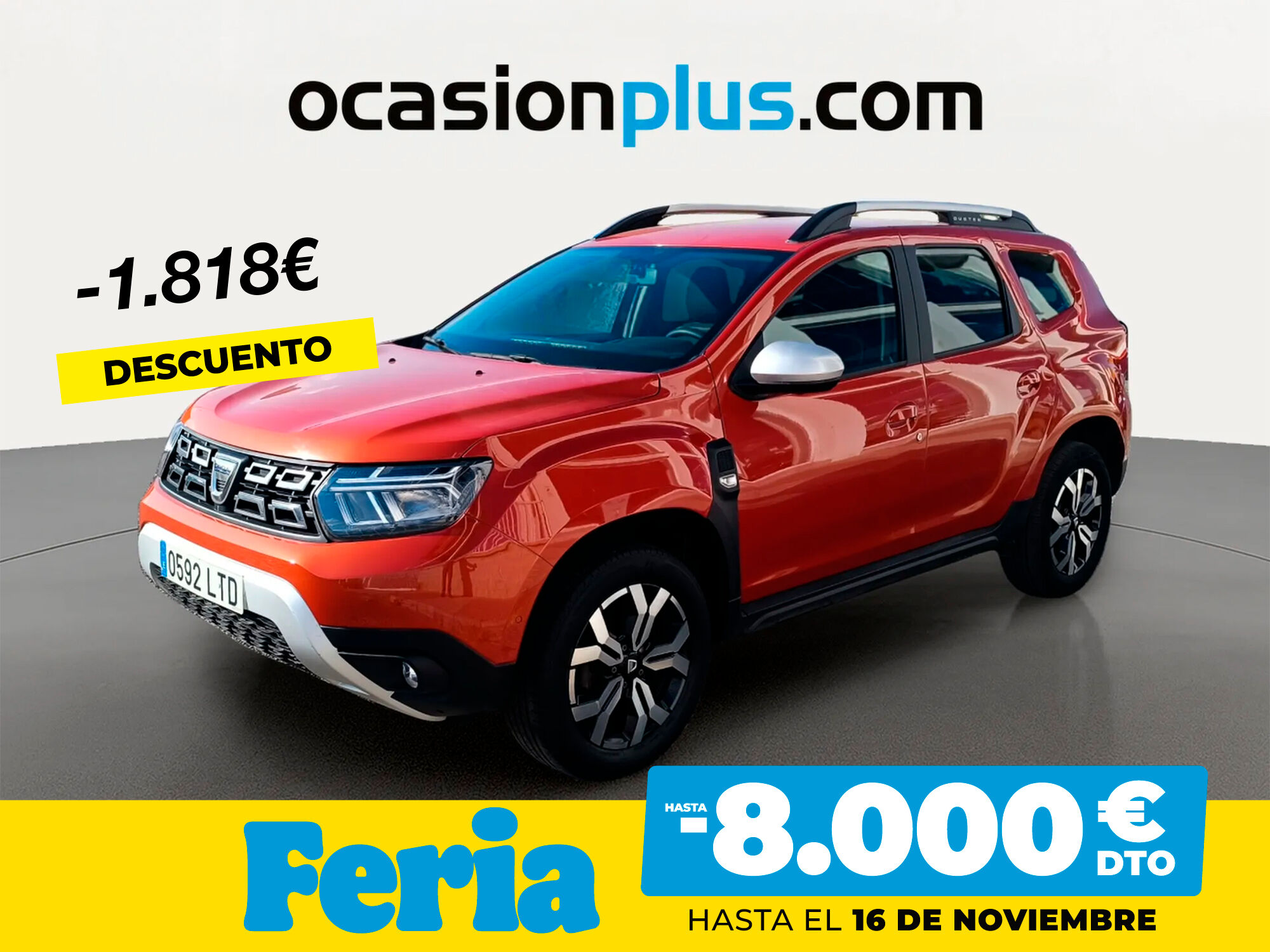 DACIA Duster (Prestige Blue dCi 85 kW (115 CV) 4X2) en Madrid