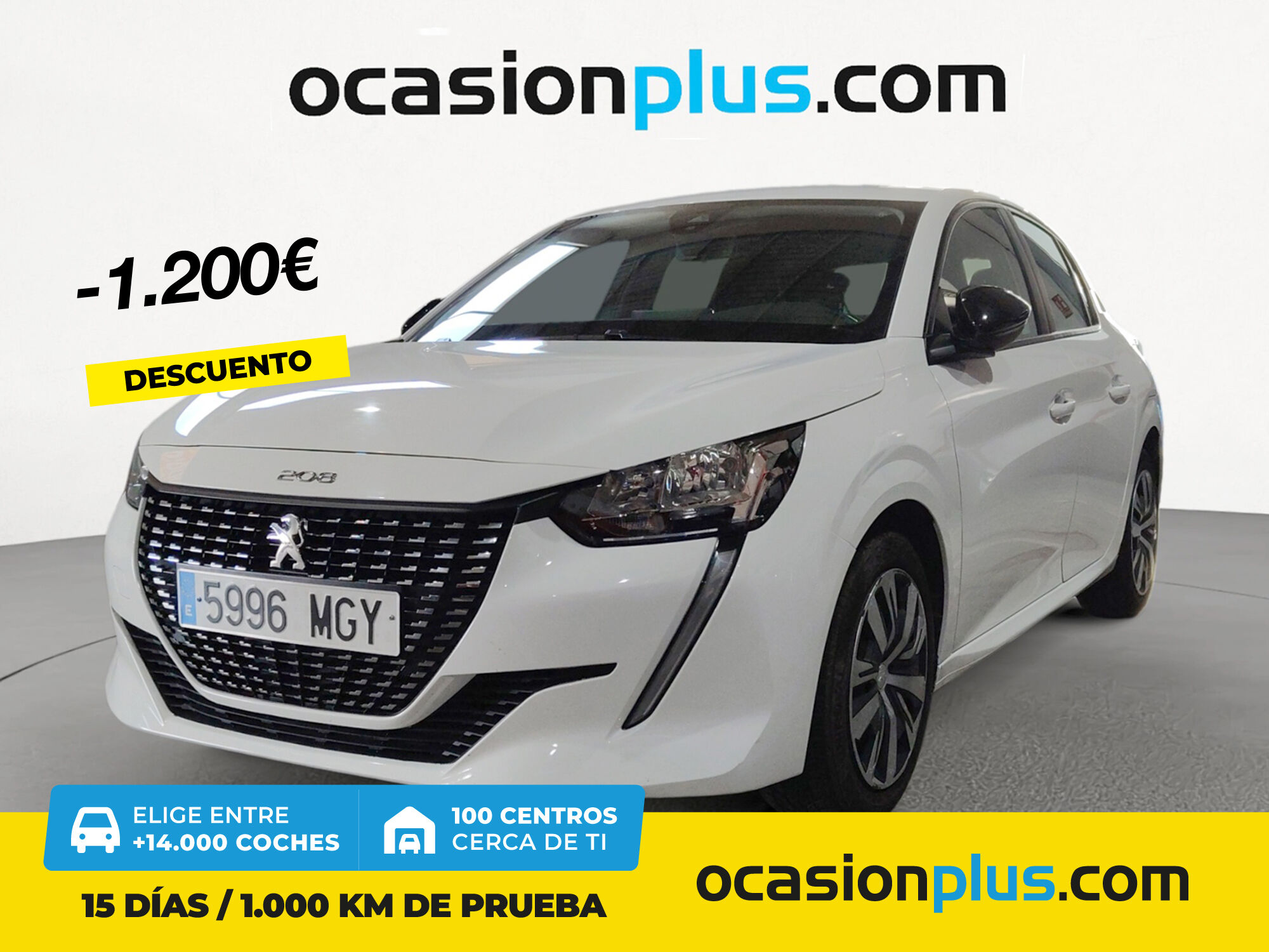 PEUGEOT 208 (PureTech 100 Active Pack 75 kW (100 CV)) en Madrid
