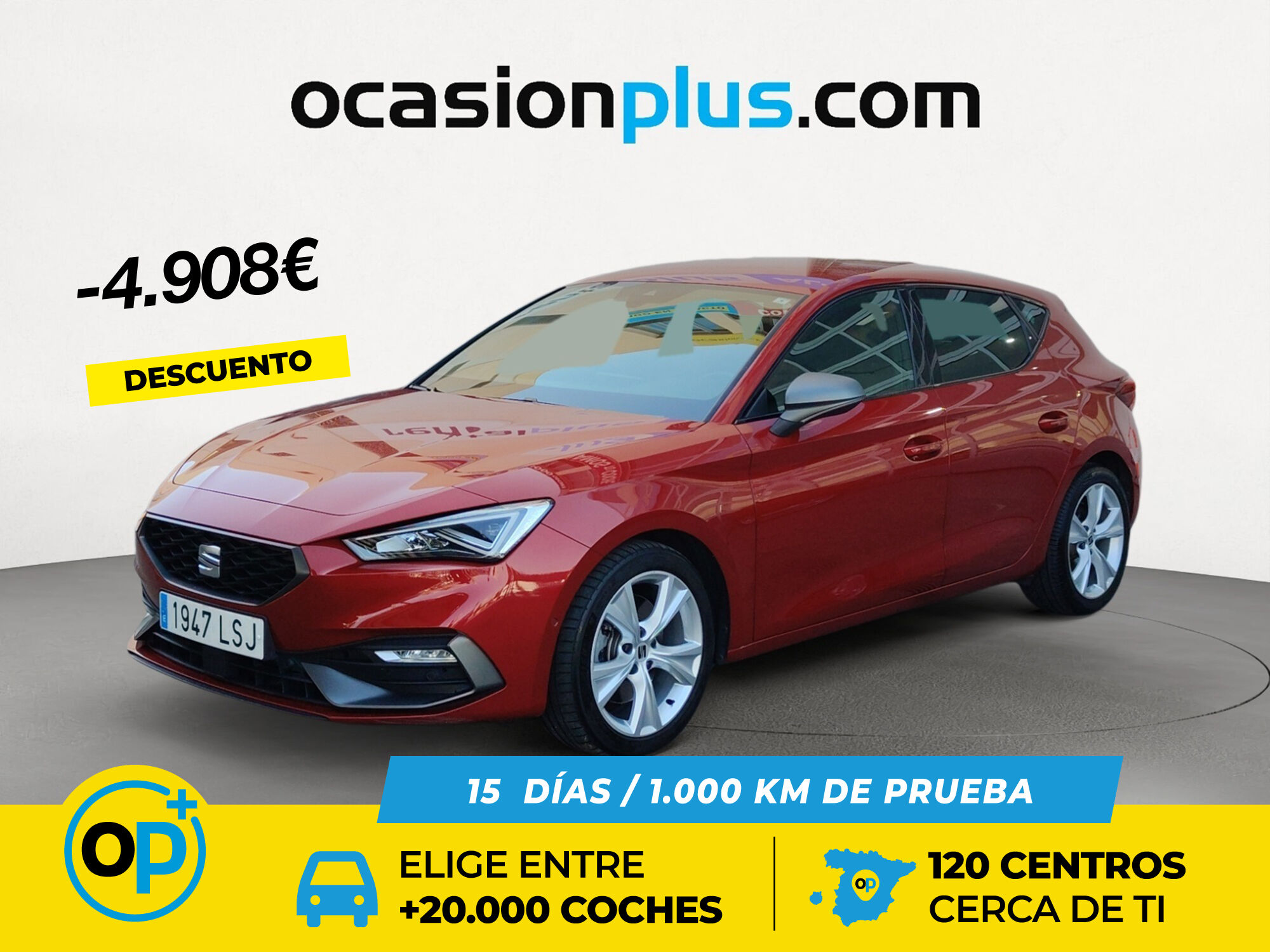 SEAT León (1.5 eTSI S&S FR Go L DSG 110 kW (150 CV)) en Madrid