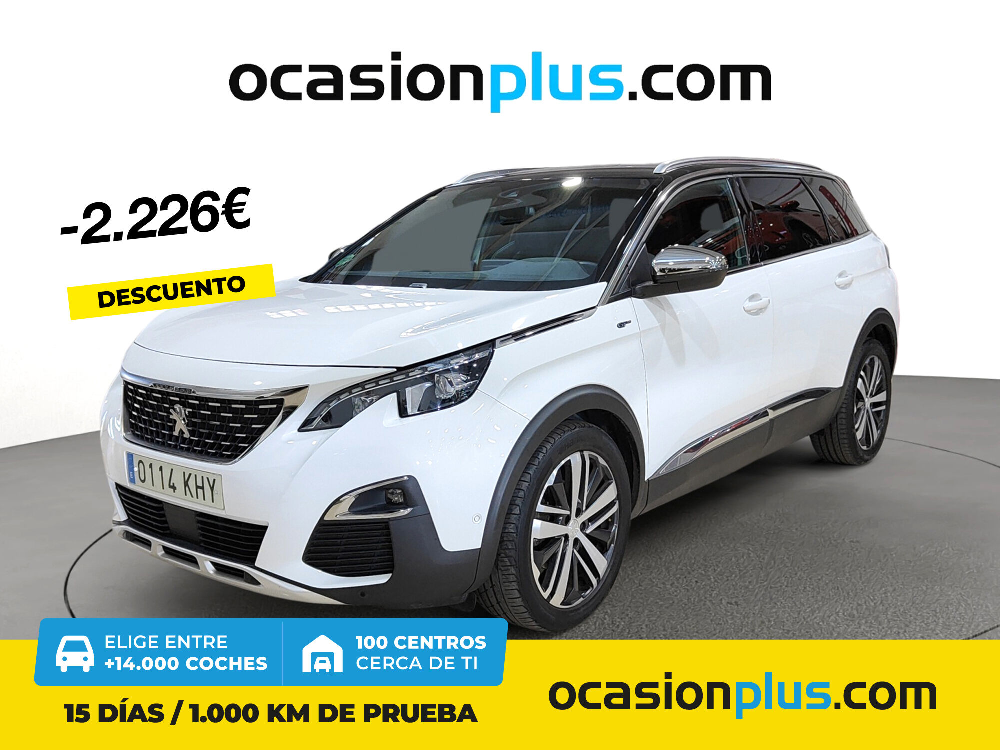 PEUGEOT 5008 (BlueHDi 180 S&S GT EAT8 132 kW (180 CV)) en Madrid