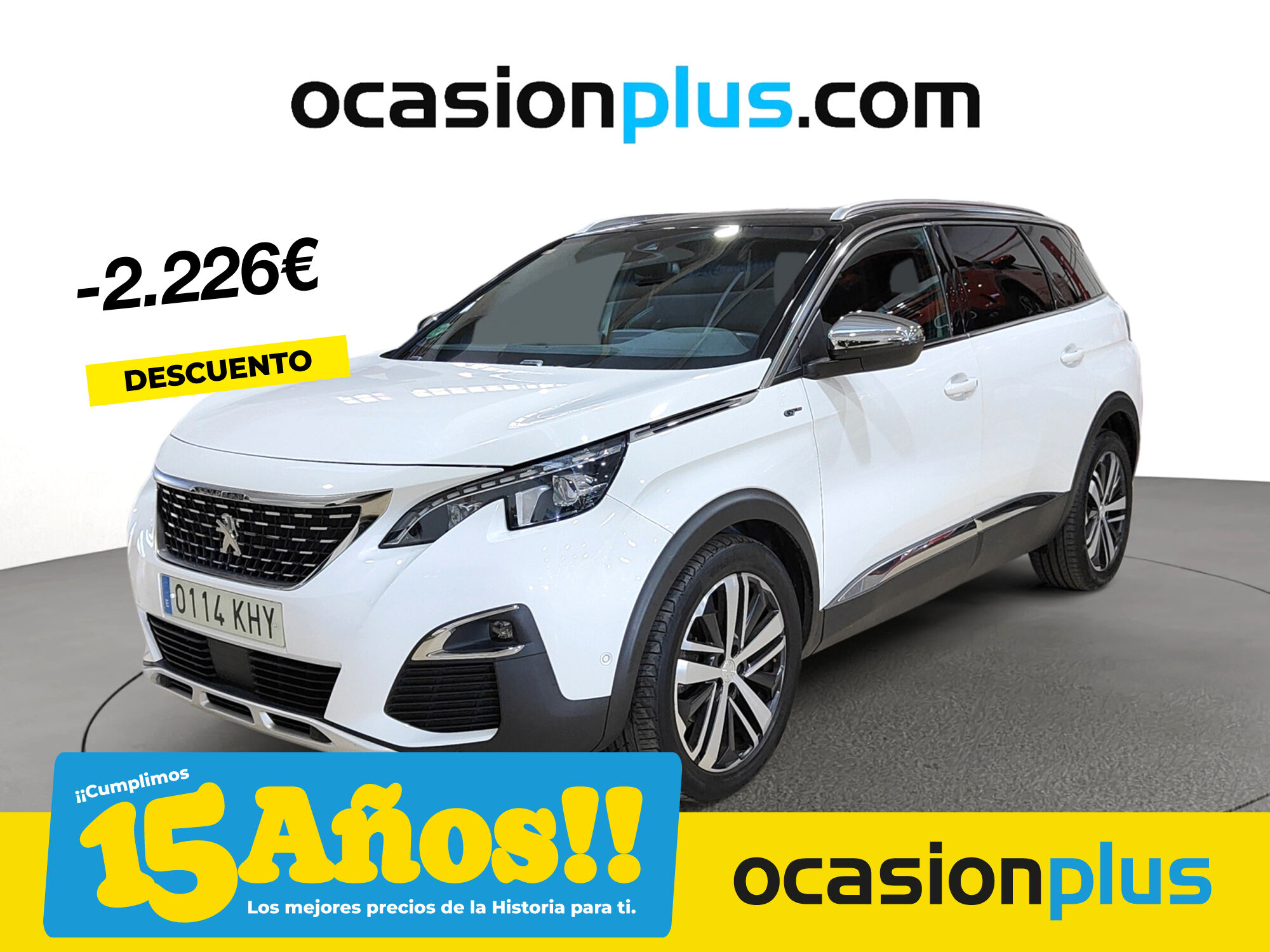 PEUGEOT 5008 (BlueHDi 180 S&S GT EAT8 132 kW (180 CV)) en Madrid