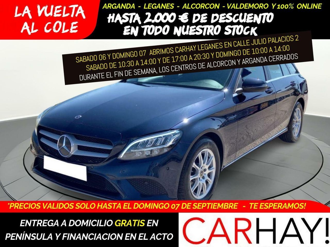 MERCEDES Clase C (200 D BUSINESS SOLUTION) en Madrid