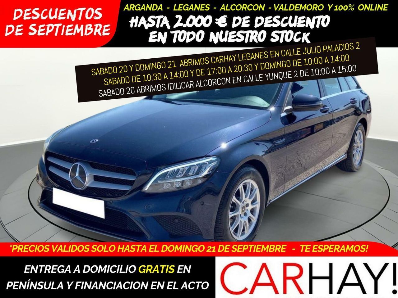MERCEDES Clase C (200 D BUSINESS SOLUTION) en Madrid