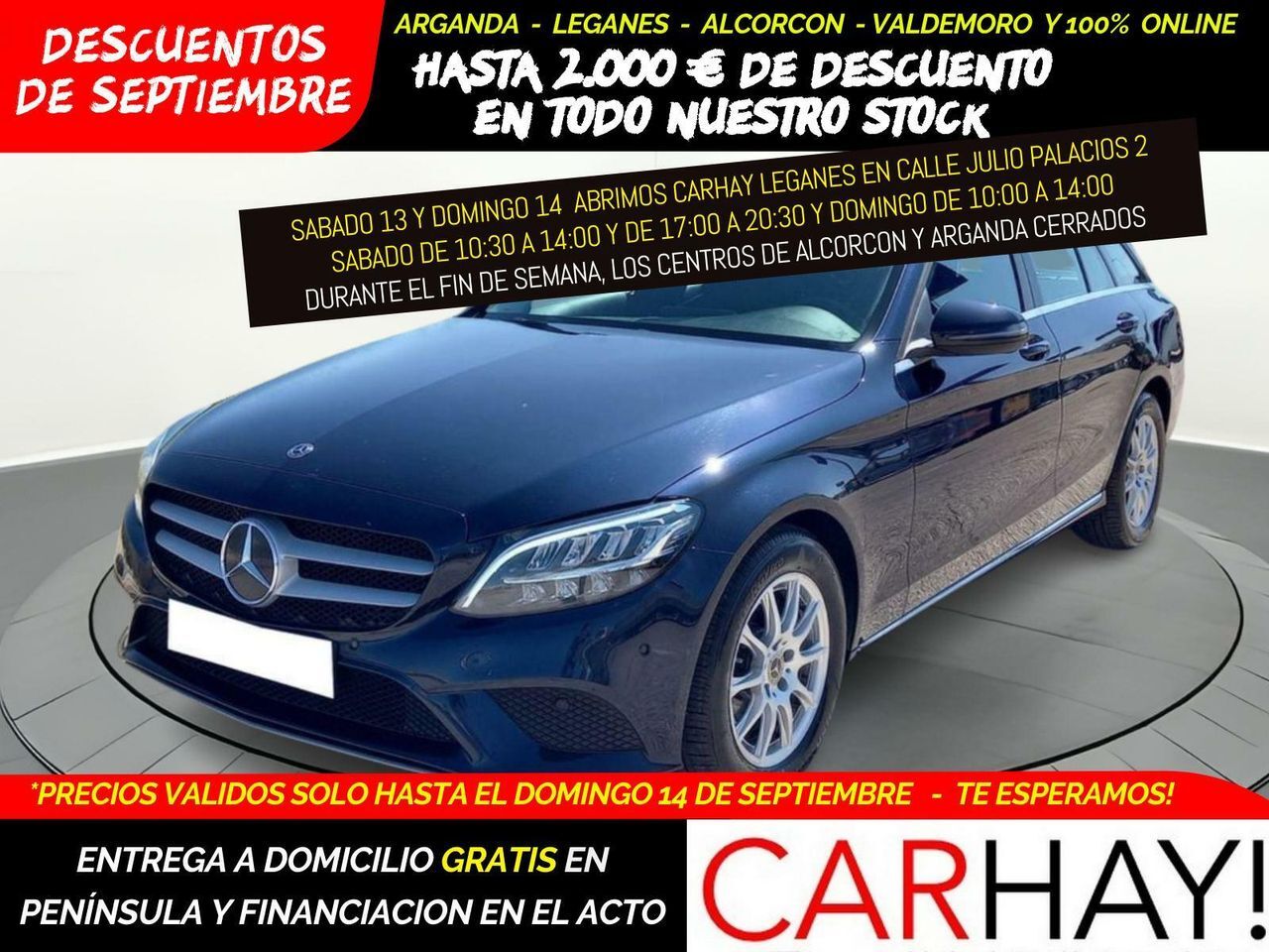 MERCEDES Clase C (200 D BUSINESS SOLUTION) en Madrid