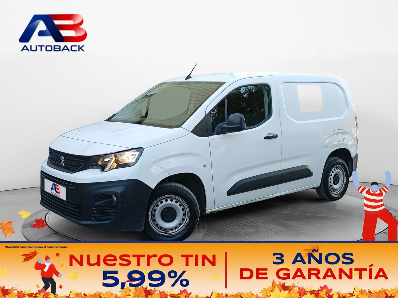 PEUGEOT Partner (Pro Standard 600kg BlueHDi 73kW) en Madrid