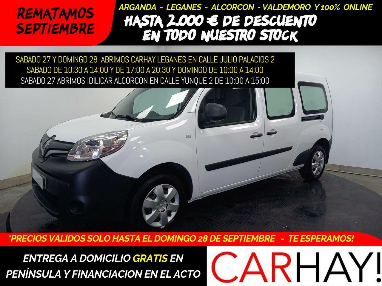 RENAULT Kangoo (EXPRESS MAXI 1.5 Blue d Grand Confort) en Madrid