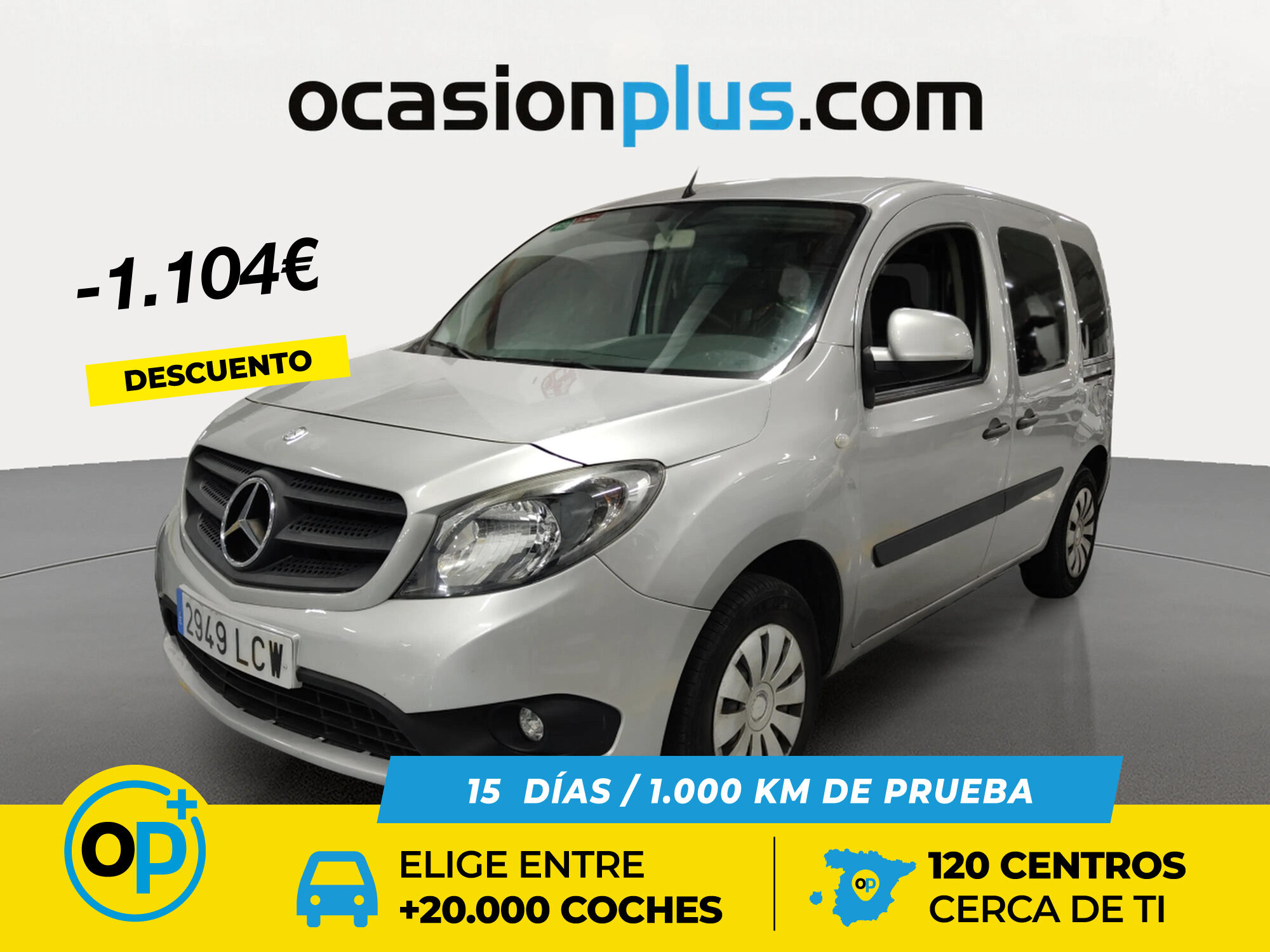 MERCEDES Citan (109 CDI Tourer Base Largo BE 70 kW (95 CV)) en Madrid