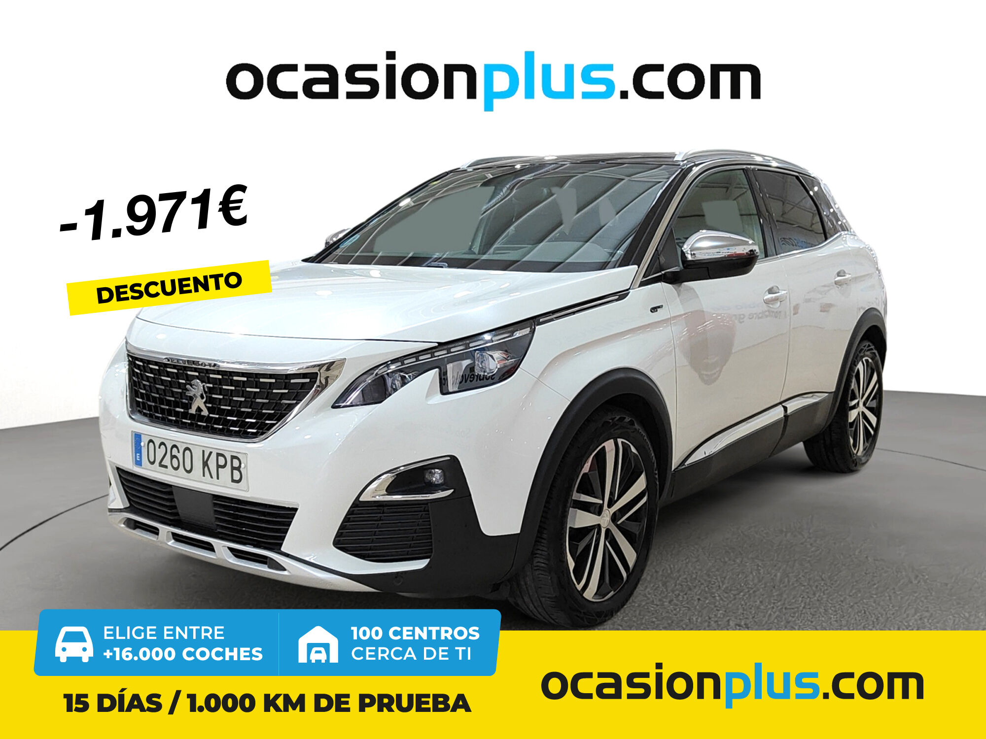 PEUGEOT 3008 (BlueHDi 180 S&S GT EAT8 132 kW (180 CV)) en Madrid