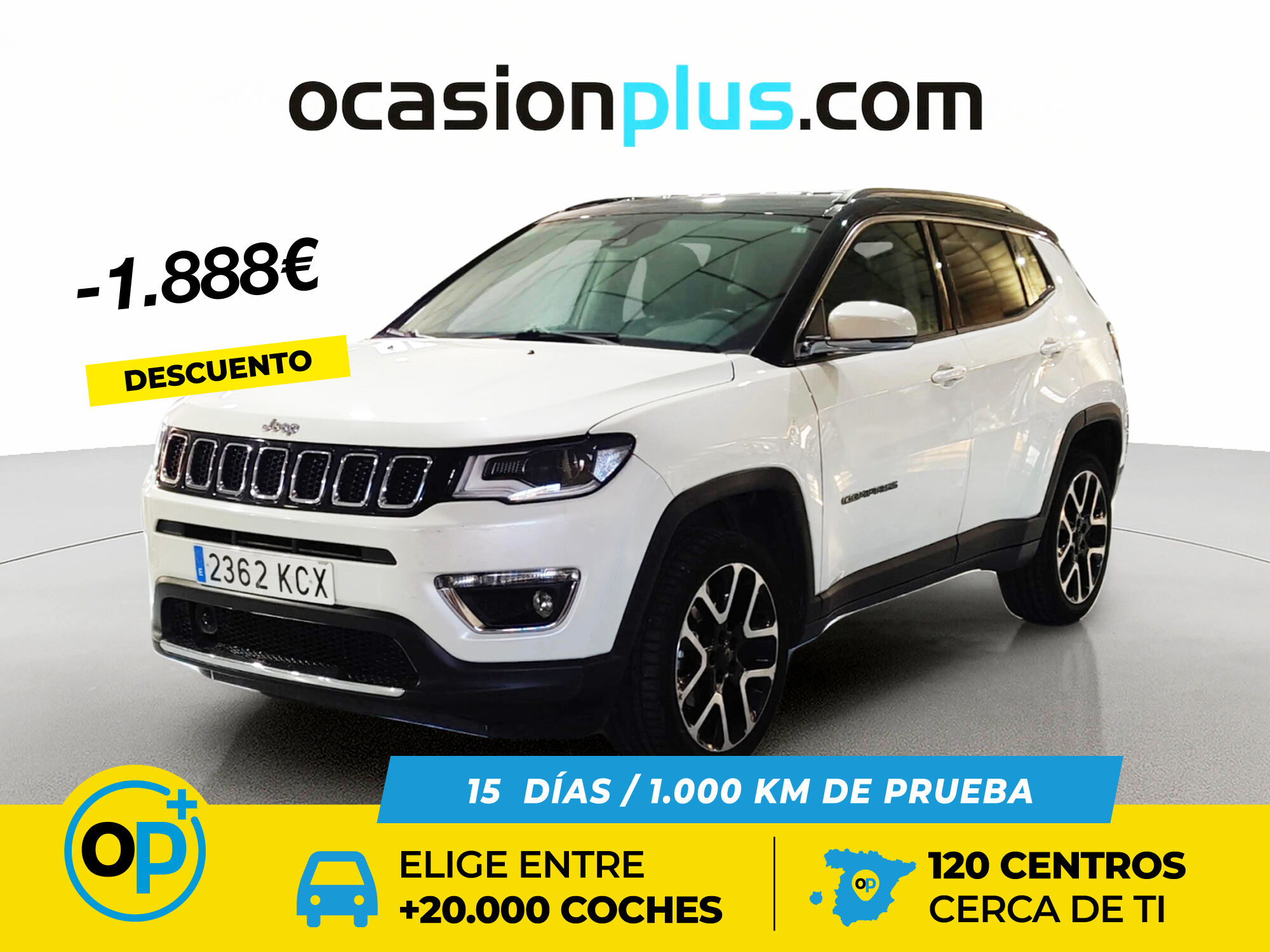 JEEP Compass (2.0 Multijet Limited 4x4 AD Auto 125 kW (170 CV)) en Madrid